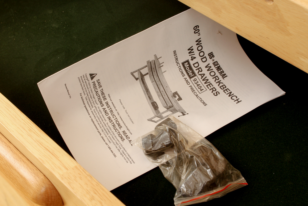 Hardwood Workbench by US General