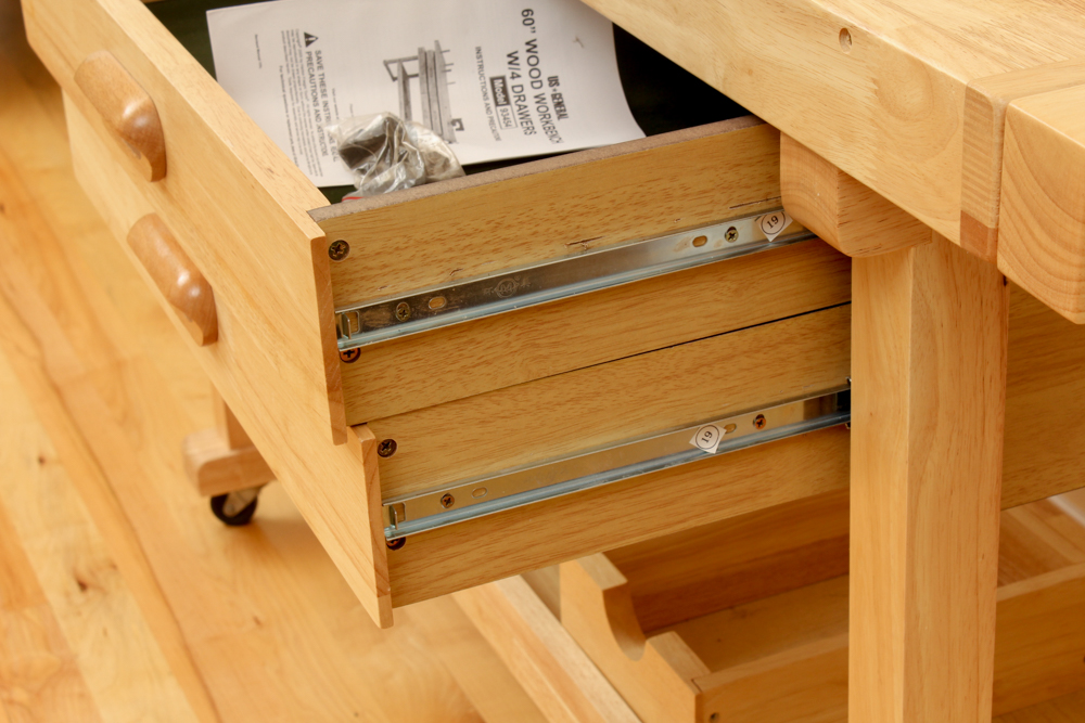 Hardwood Workbench by US General