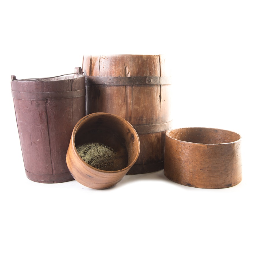 Primitive Wooden Vessels