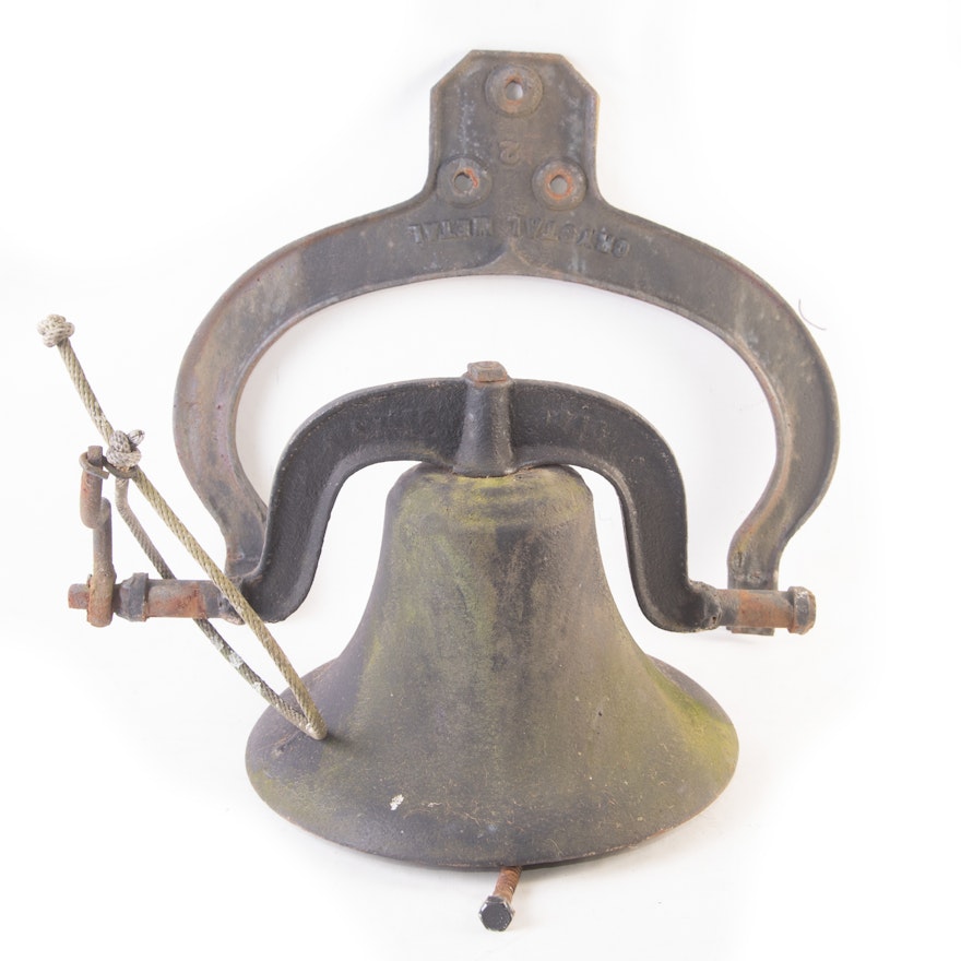 Antique Crystal Metal #2 Bell