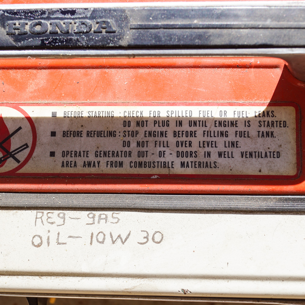 Vintage Honda EM400 Portable Generator