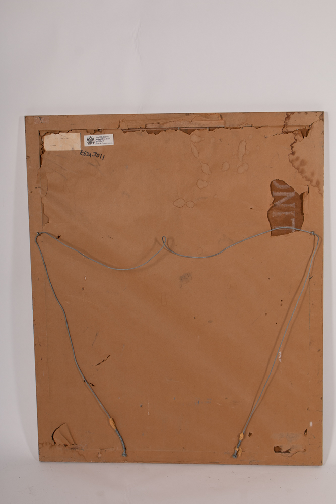 Randy Groden "Pink Umbrella" Original Oil on Board