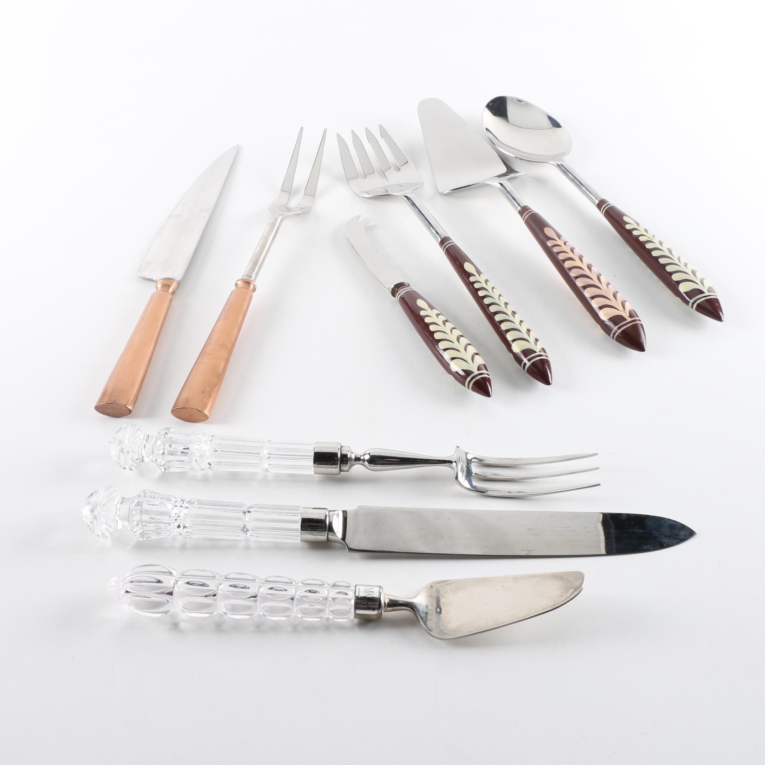 Assortment of Serving Utensils Including Mikasa