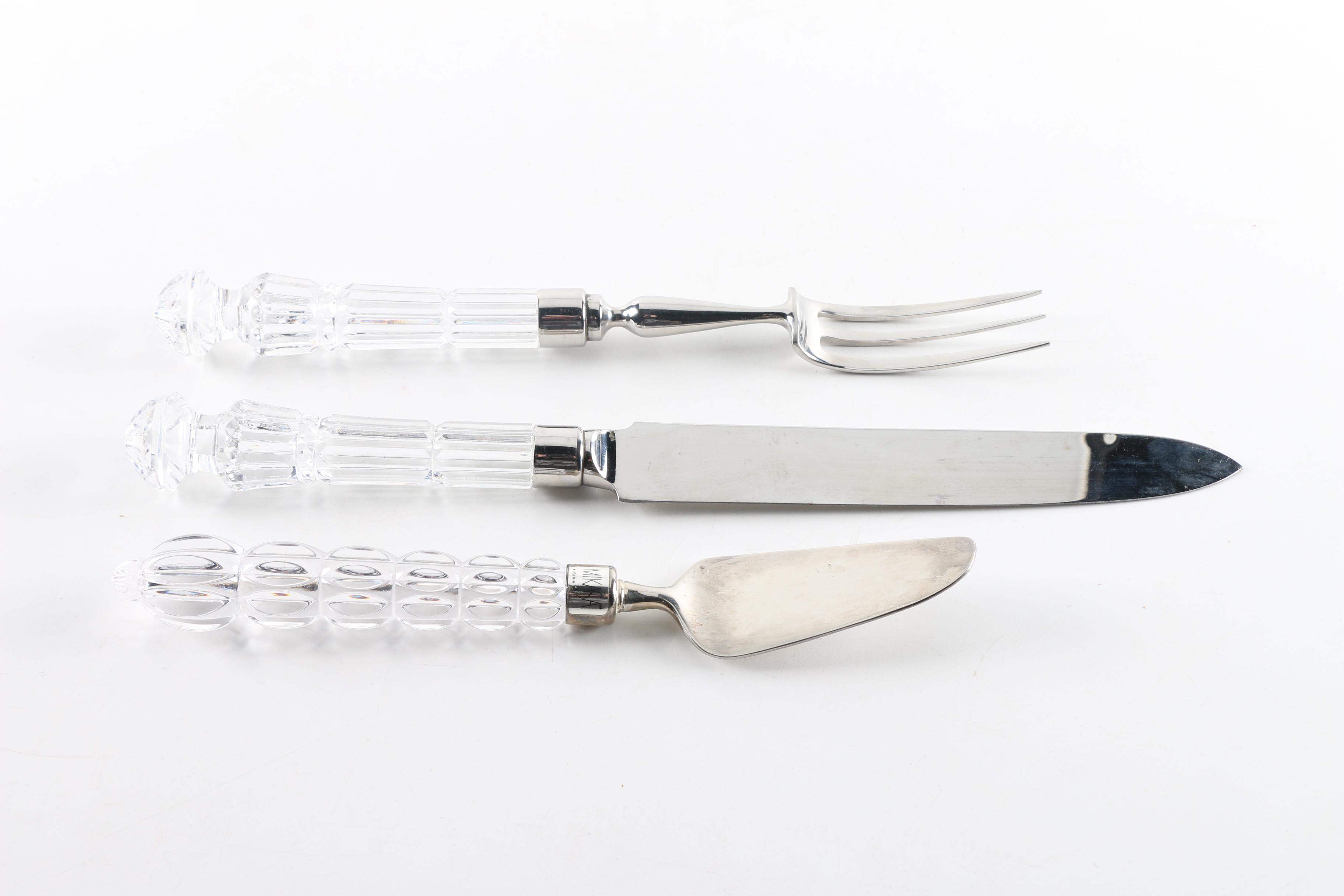 Assortment of Serving Utensils Including Mikasa