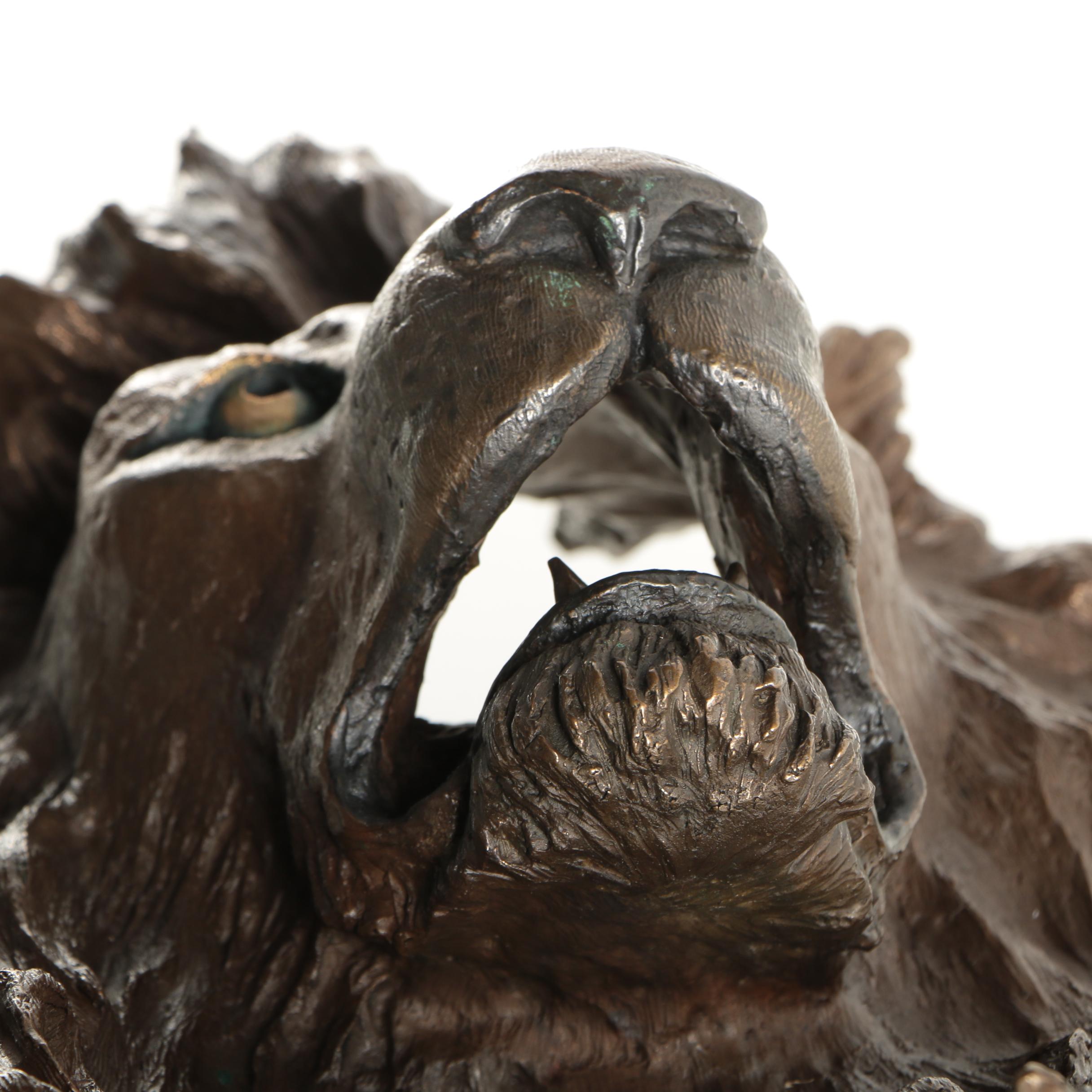 Mark Hopkins 1994 Limited Edition Bronze Lion Sculpture