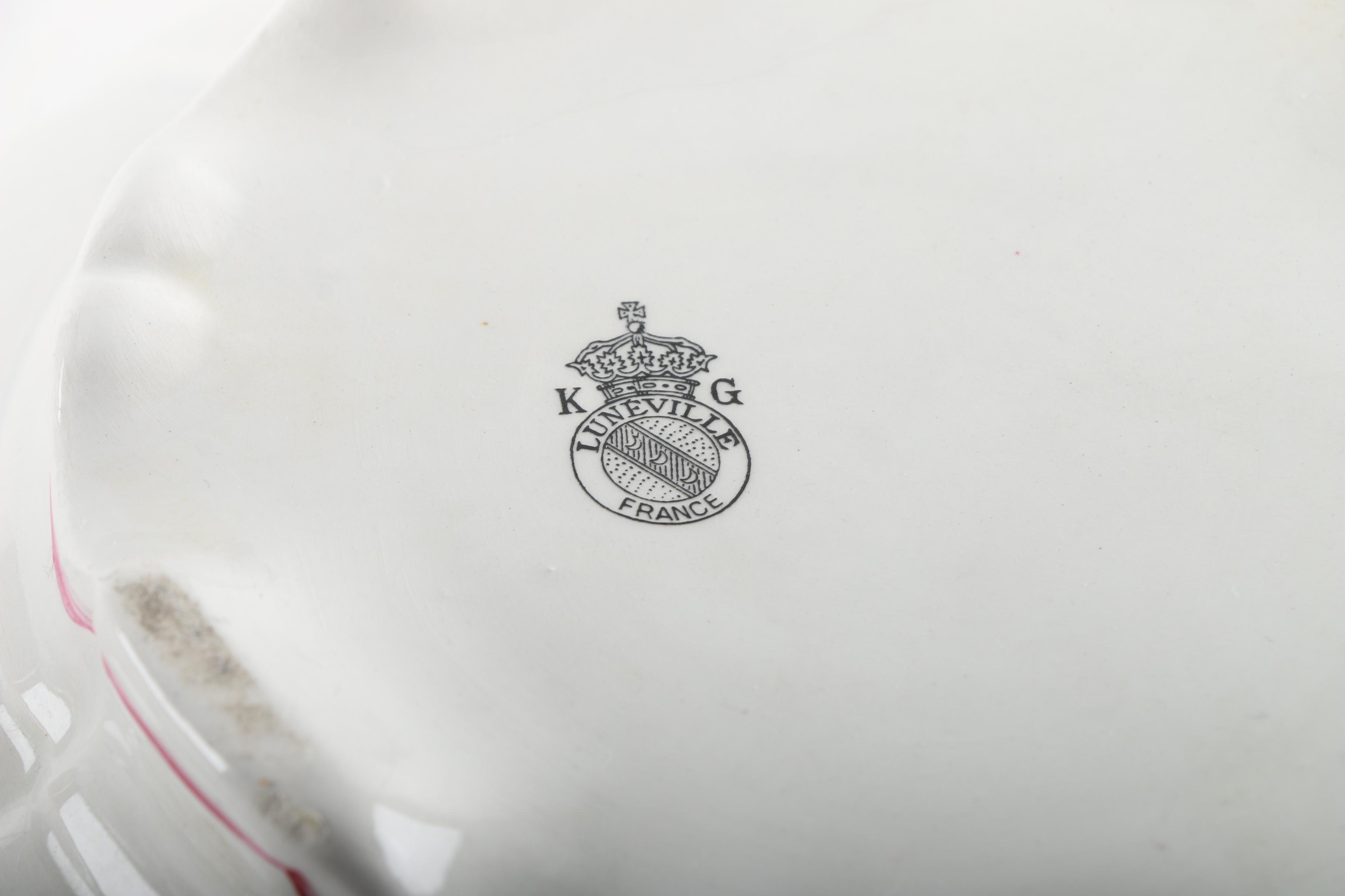 French Faience Keller & Guerrin Lunéville "Old Strasbourg" Tureens 1880-1922