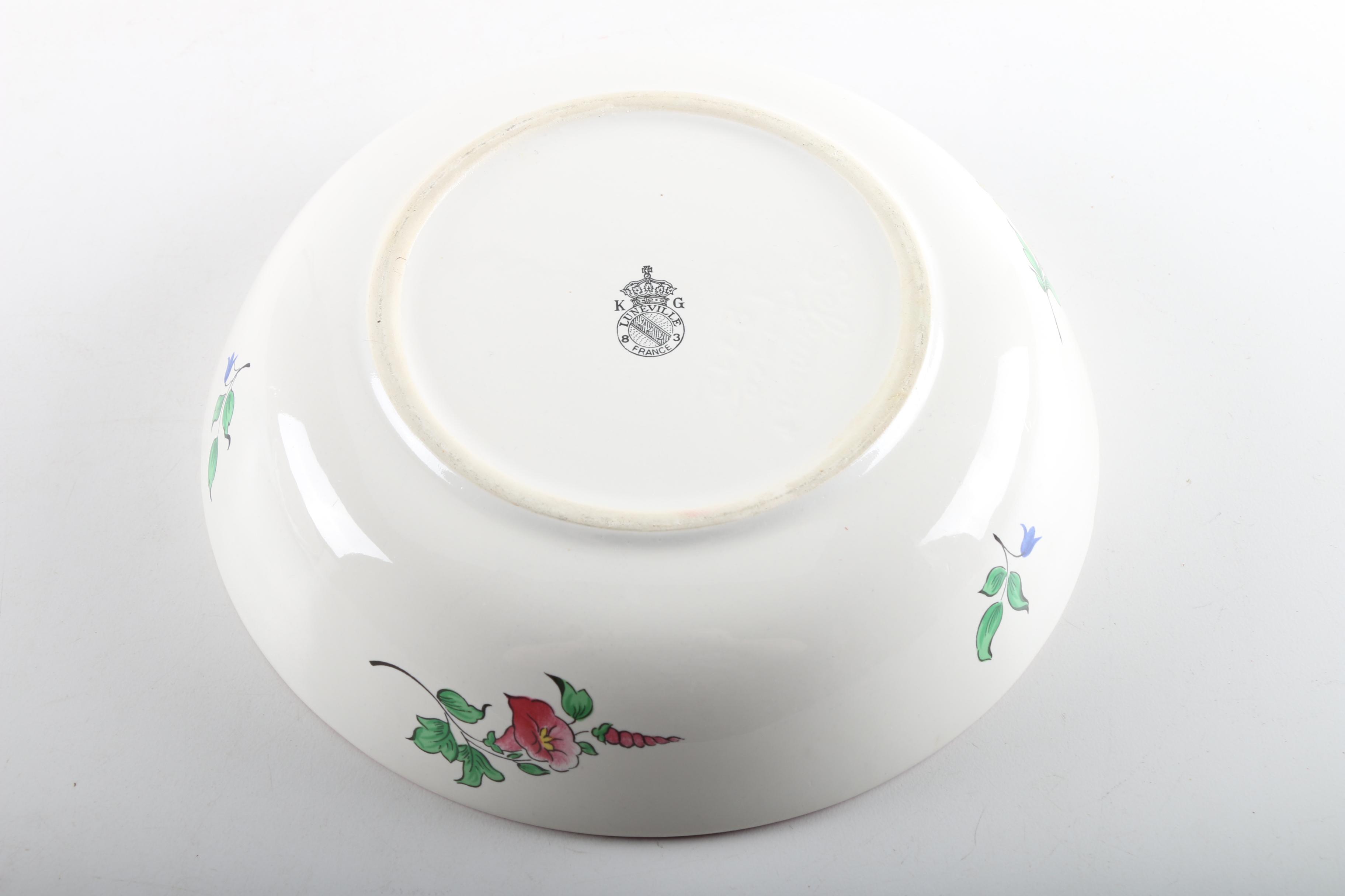 French Faience Keller & Guerrin Lunéville "Old Strasbourg" Tureens 1880-1922