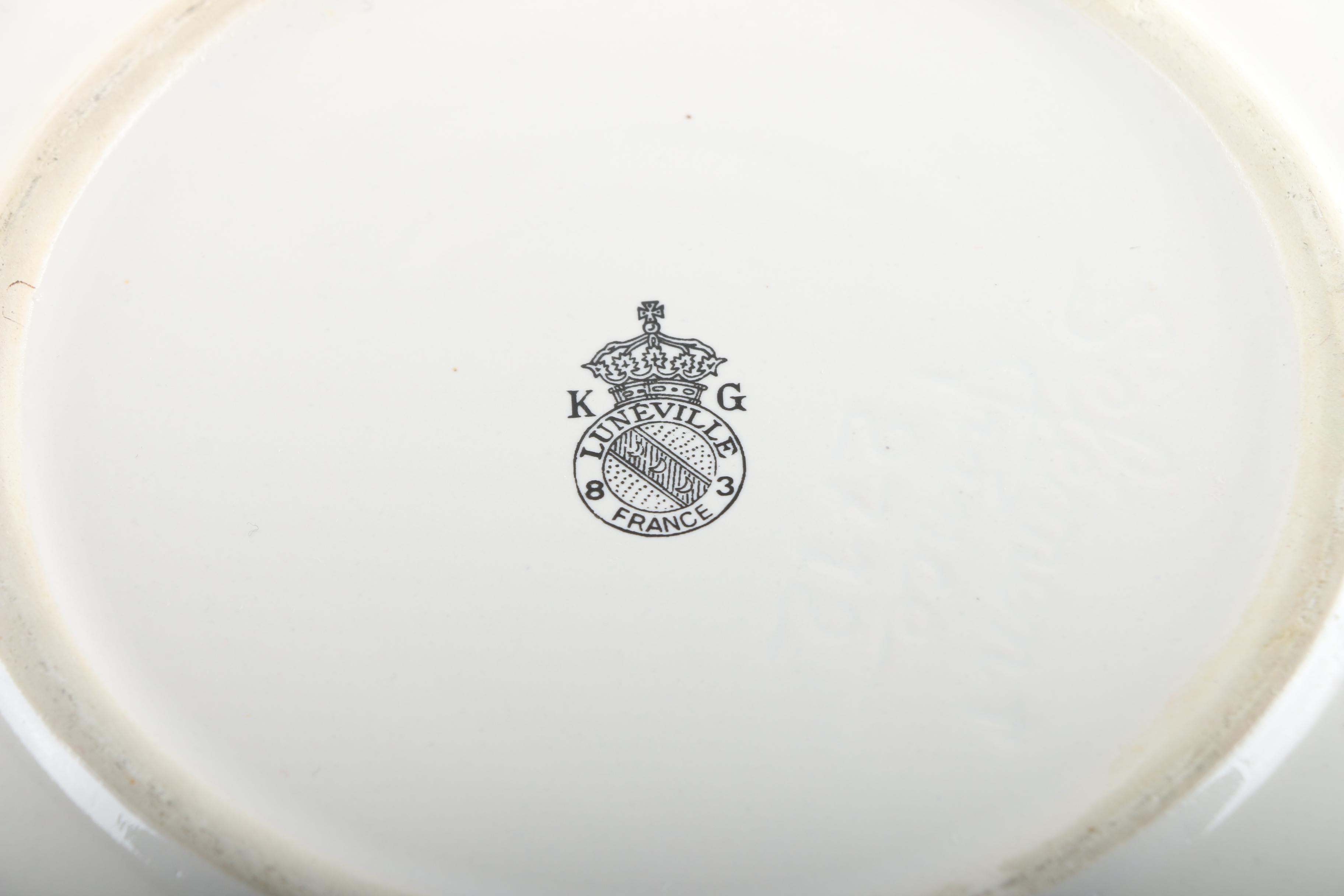 French Faience Keller & Guerrin Lunéville "Old Strasbourg" Tureens 1880-1922