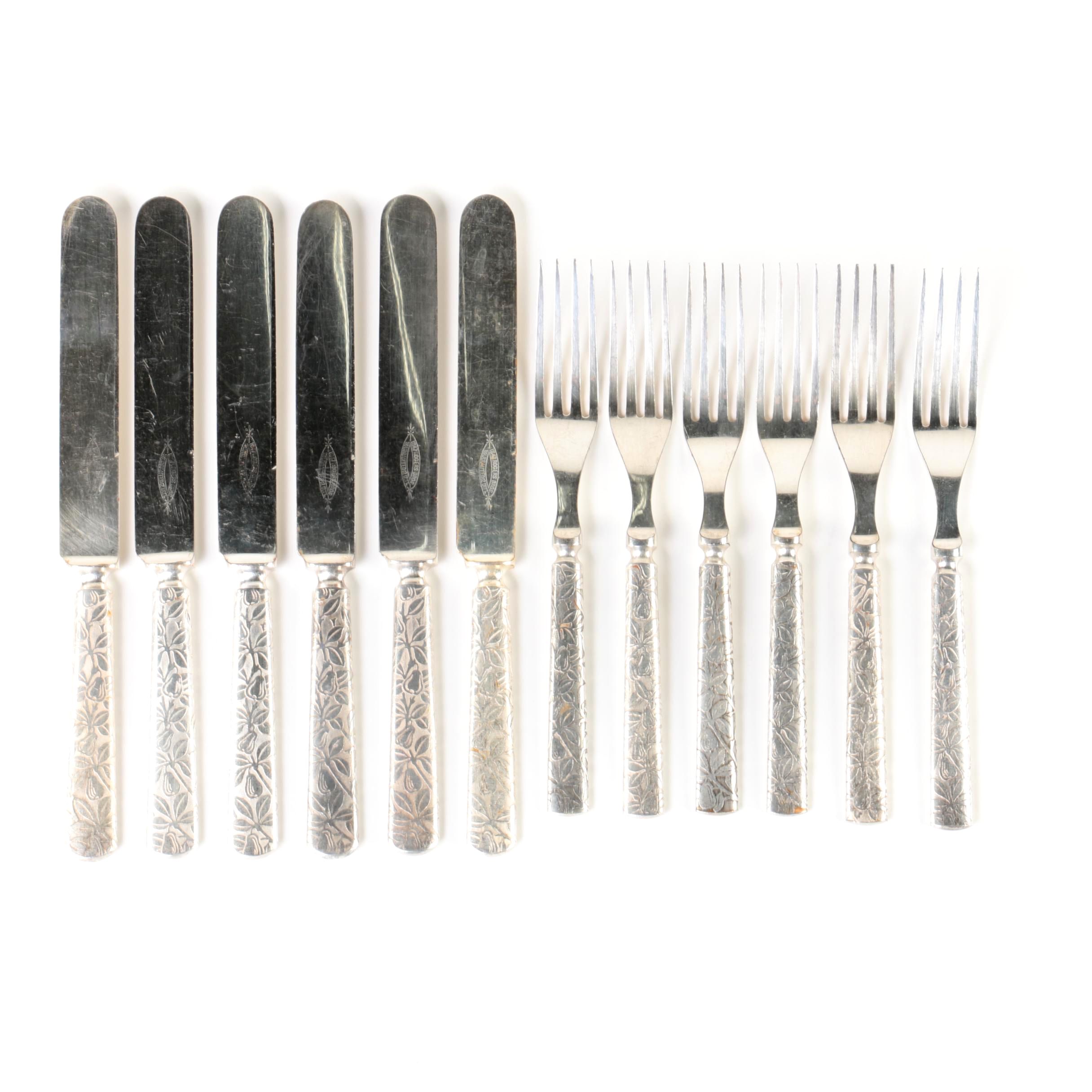 1847 Rogers Bros. Silver-Plated Forks and Knives
