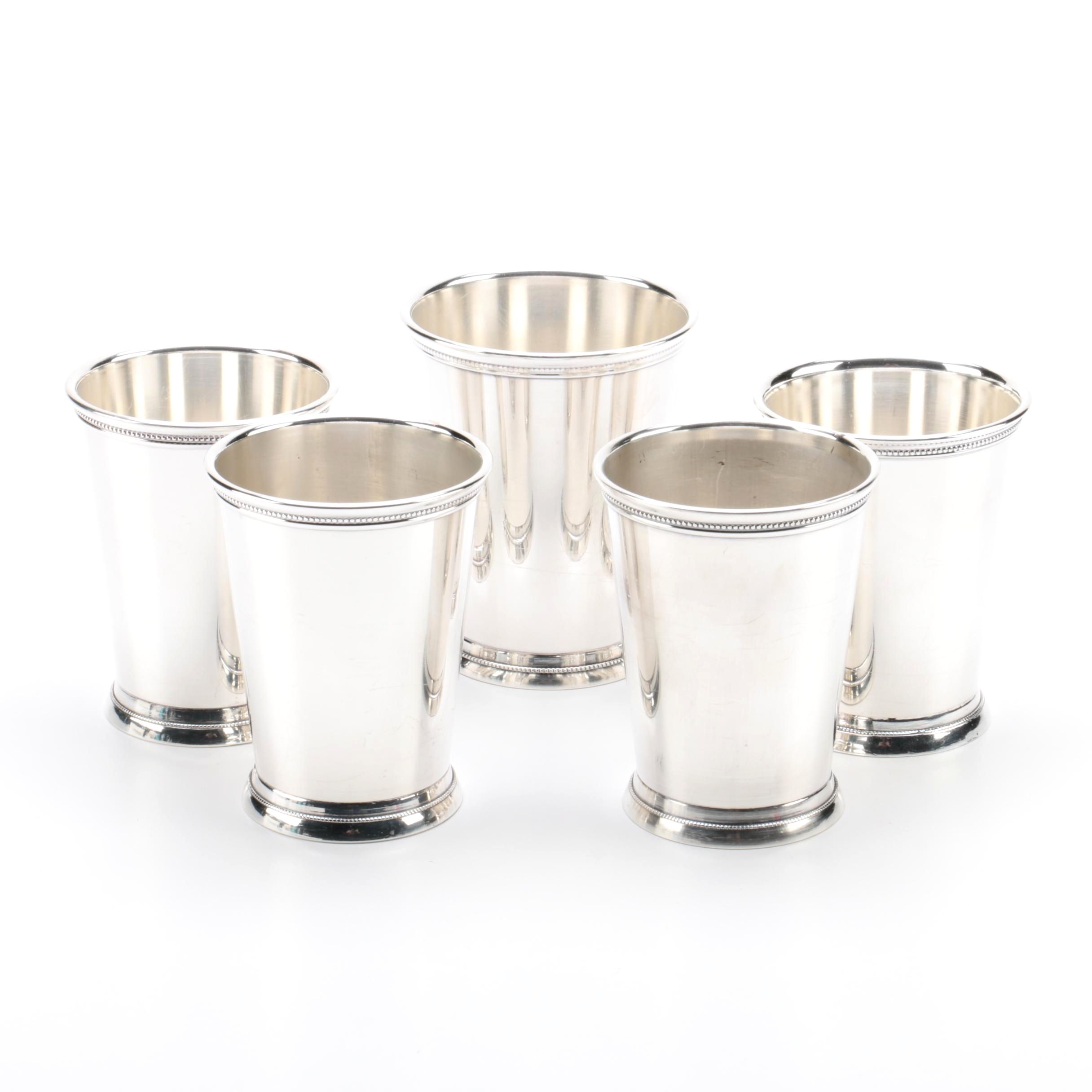 Webster-Wilcox Silver Plate Mint Julep Cups