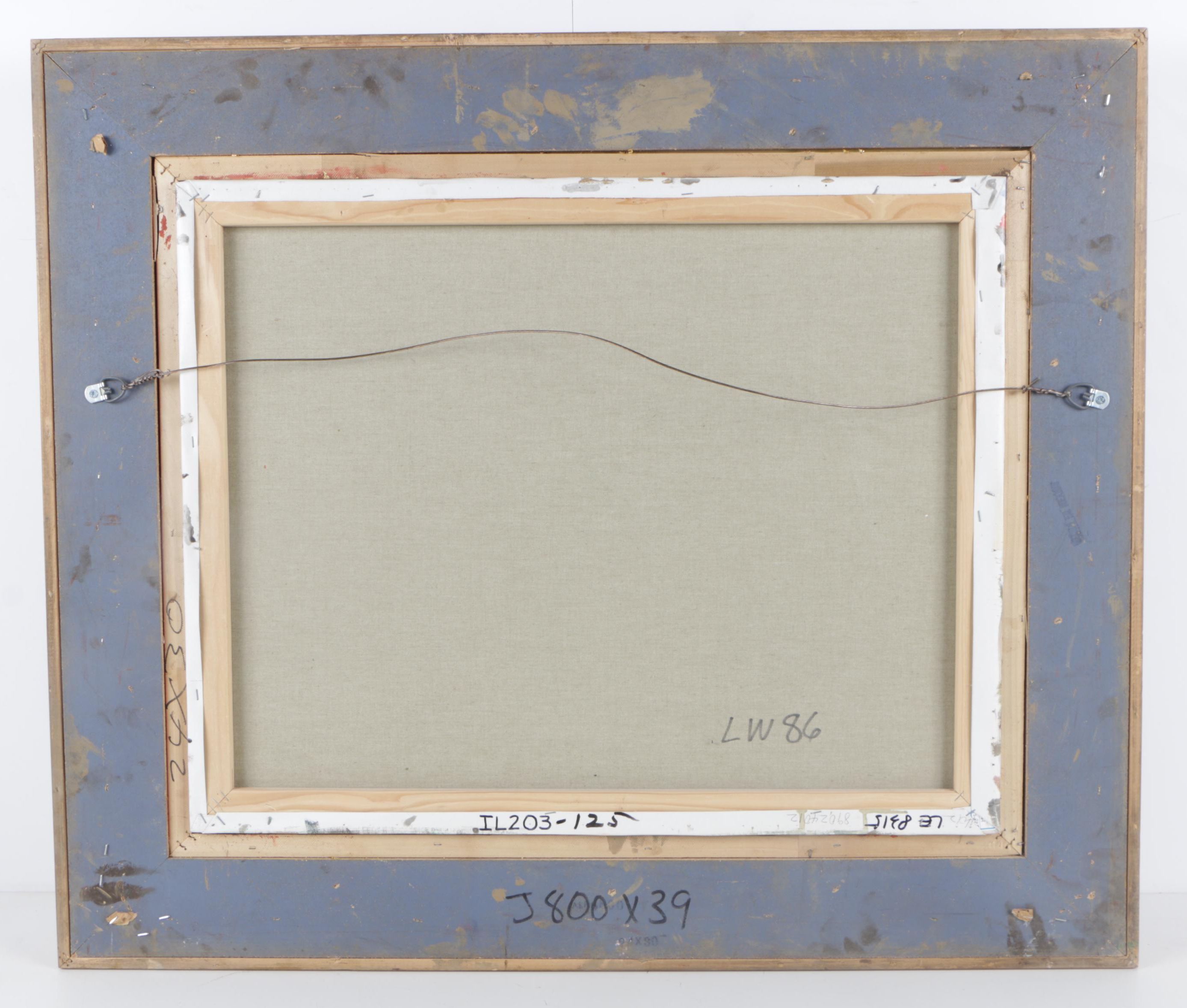 David Oil Painting of Street Scene