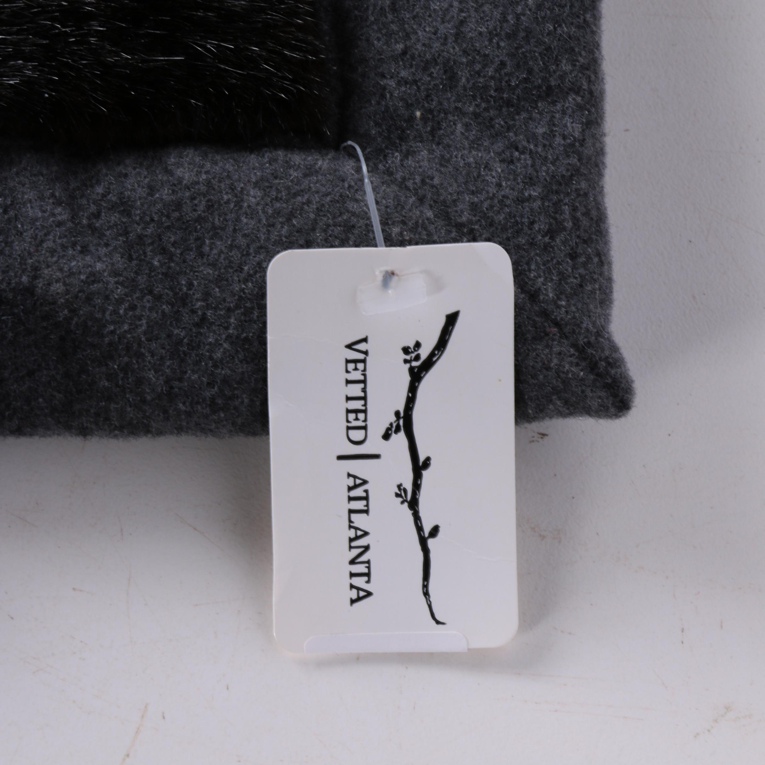 Henry d'Elkin Faux Fur Cashmere and Wool Blanket
