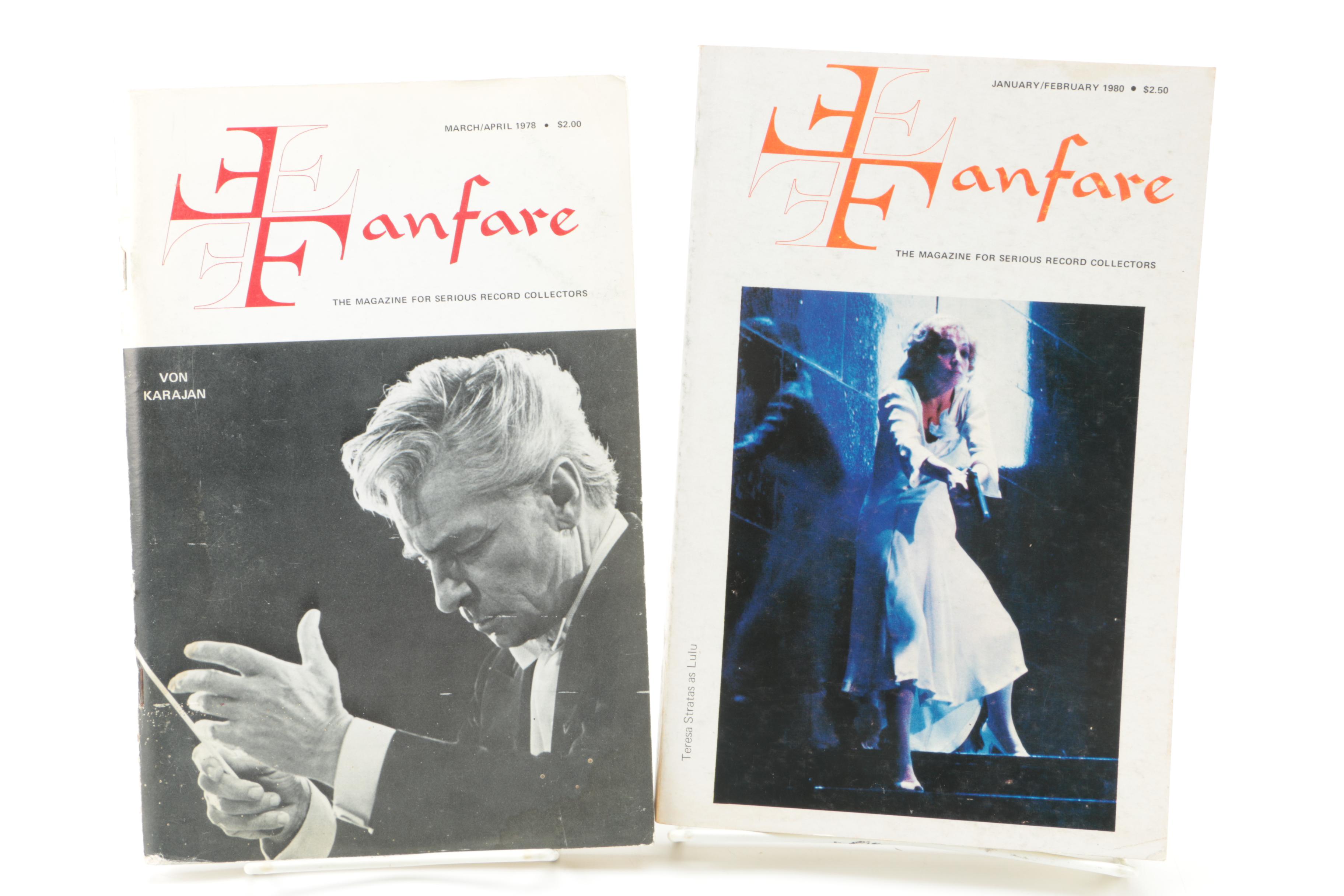 Vintage Issues of "Fanfare" Record Collectors' Magazine