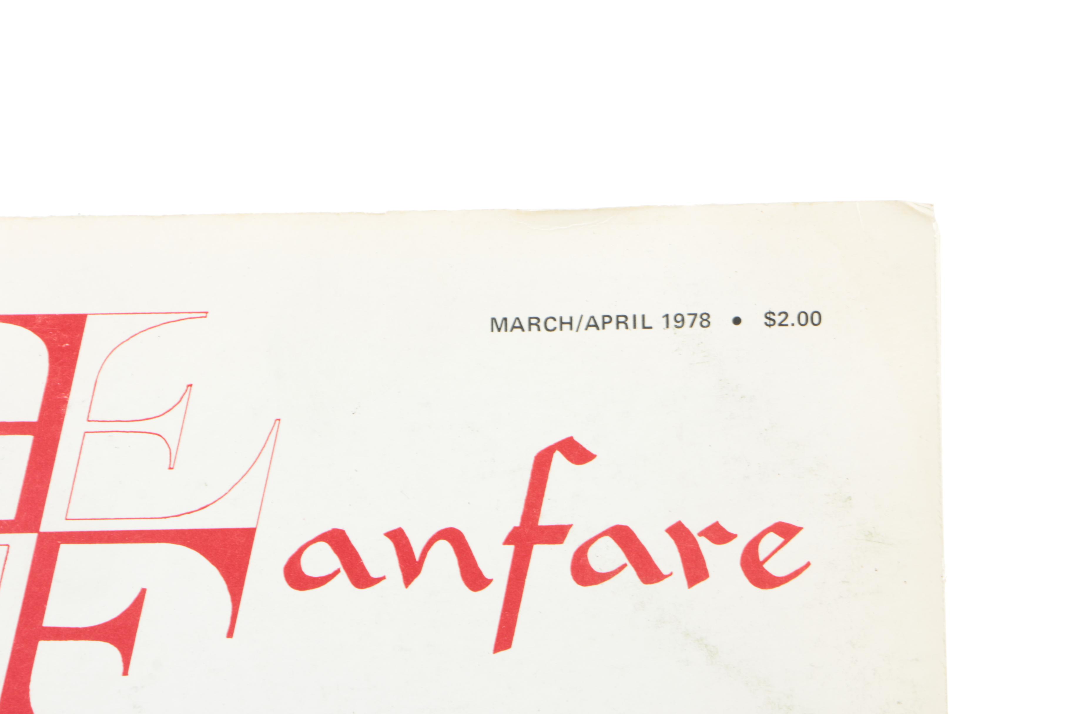 Vintage Issues of "Fanfare" Record Collectors' Magazine
