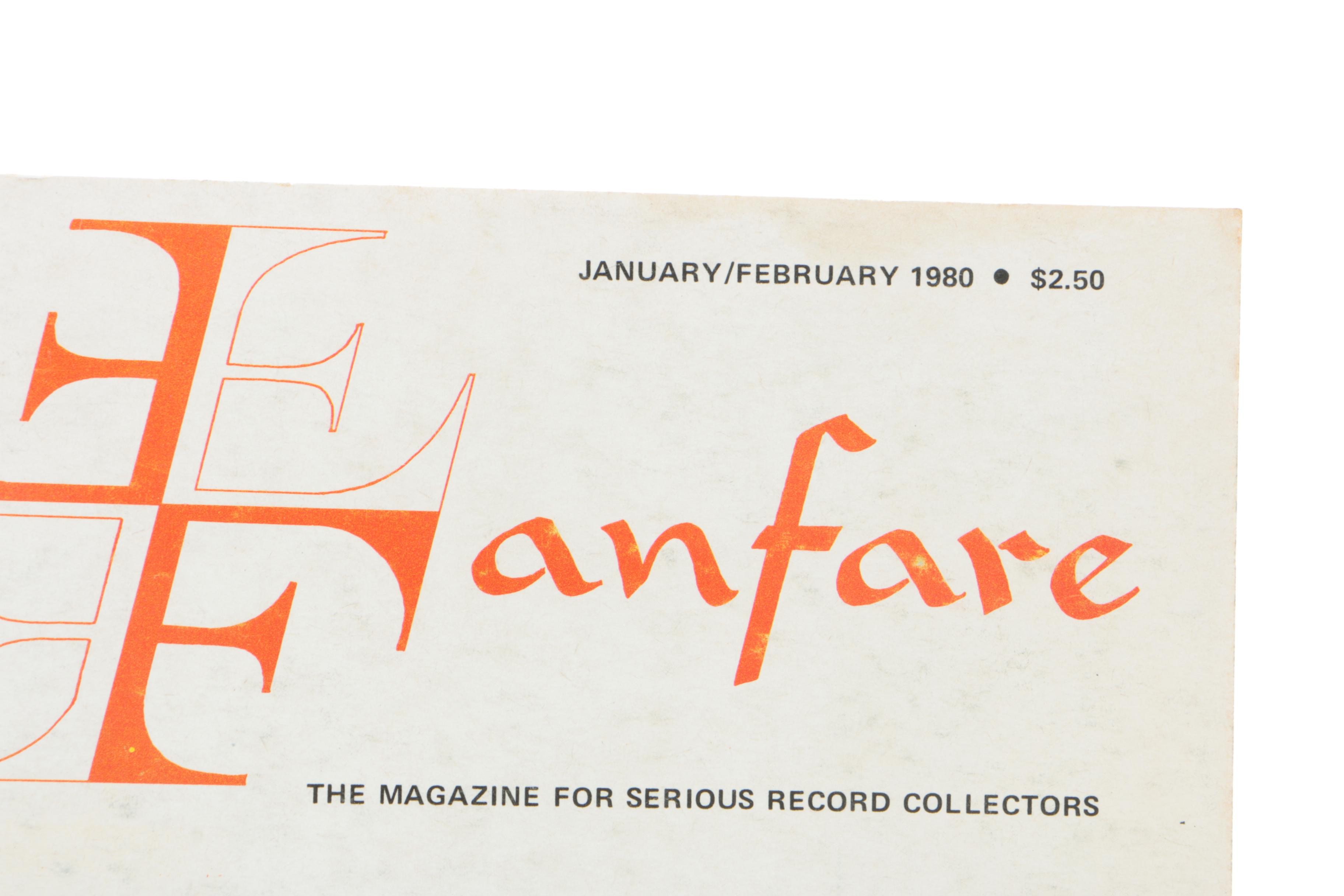 Vintage Issues of "Fanfare" Record Collectors' Magazine