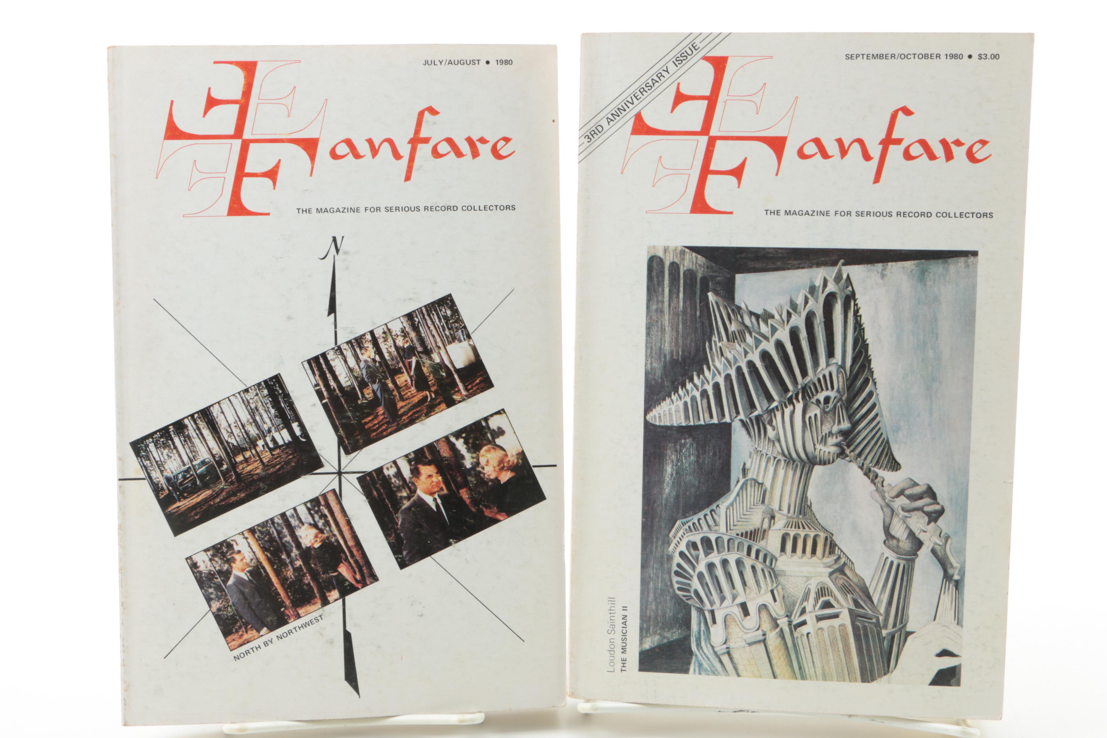 Vintage Issues of "Fanfare" Record Collectors' Magazine