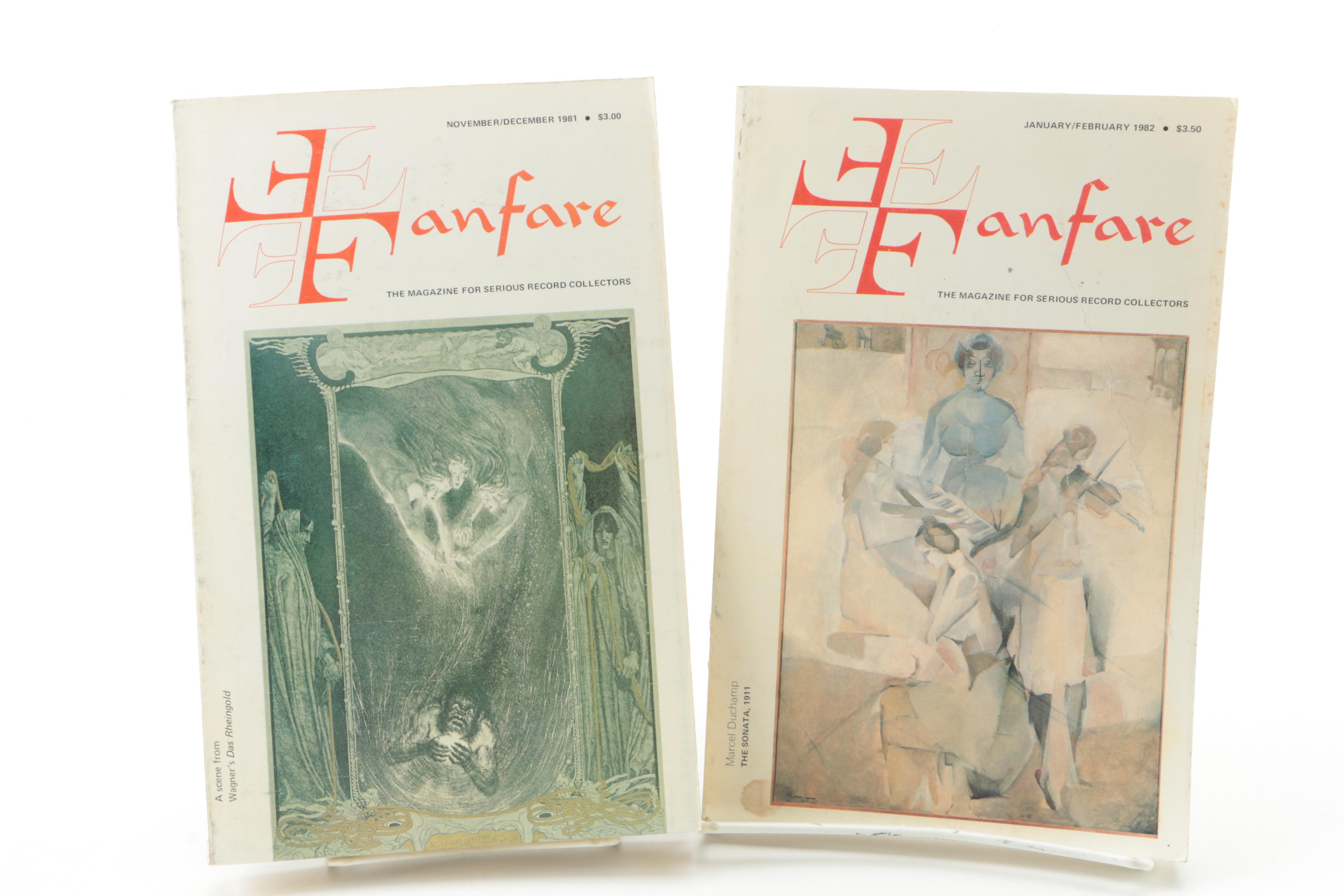Vintage Issues of "Fanfare" Record Collectors' Magazine