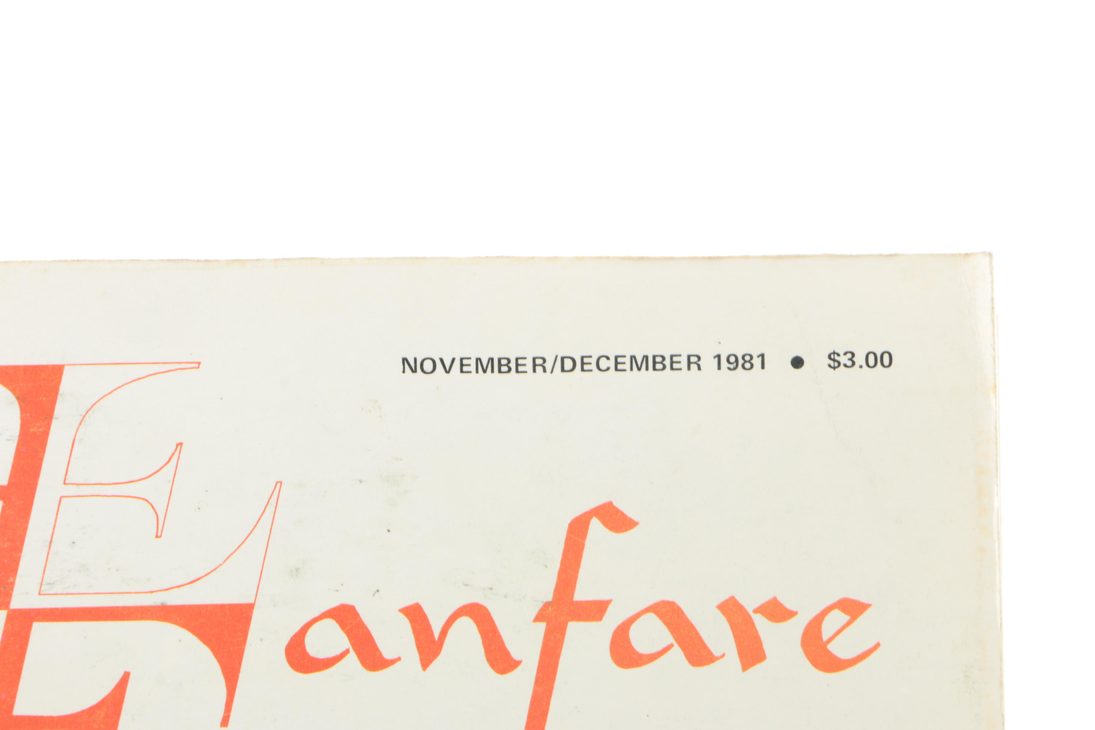 Vintage Issues of "Fanfare" Record Collectors' Magazine