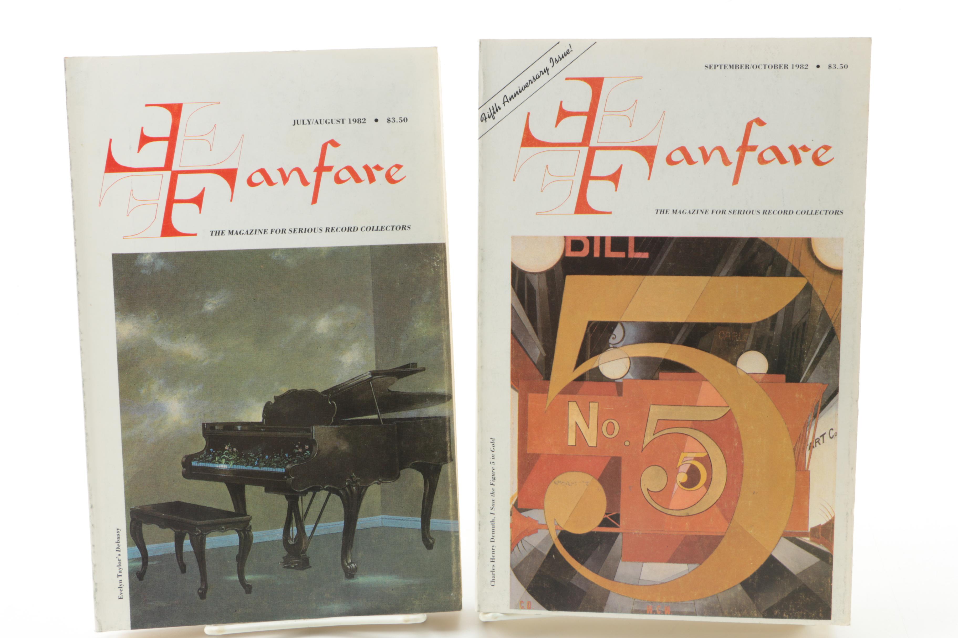 Vintage Issues of "Fanfare" Record Collectors' Magazine