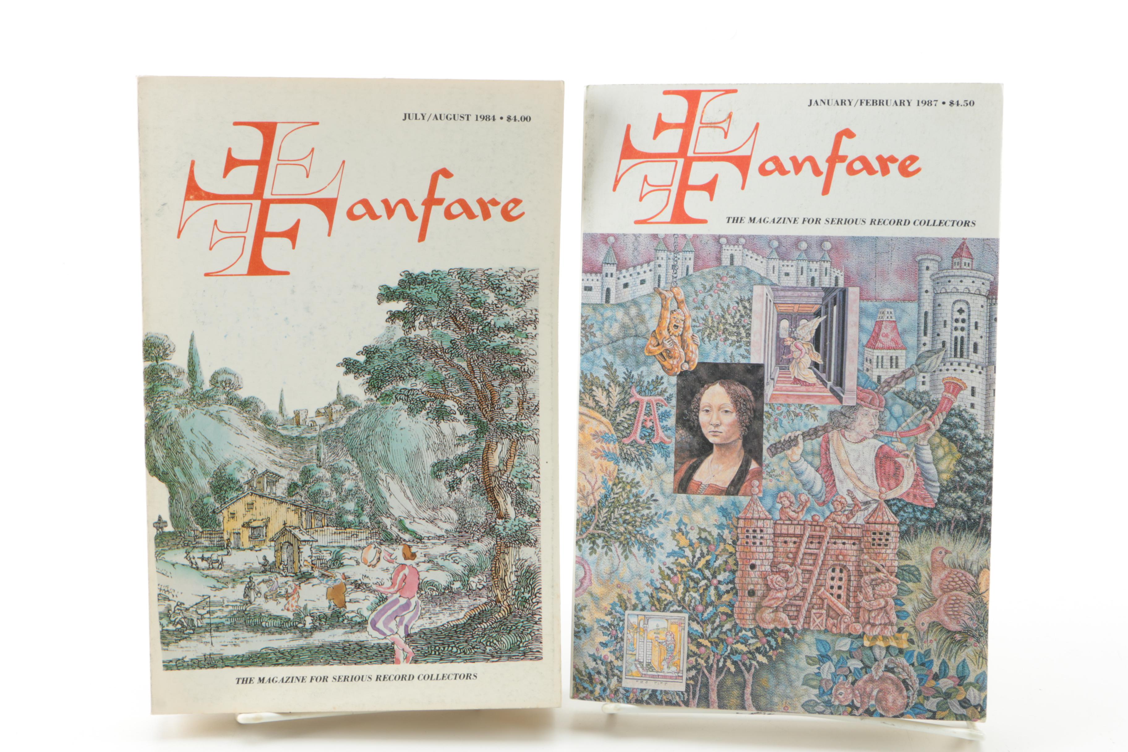Vintage Issues of "Fanfare" Record Collectors' Magazine