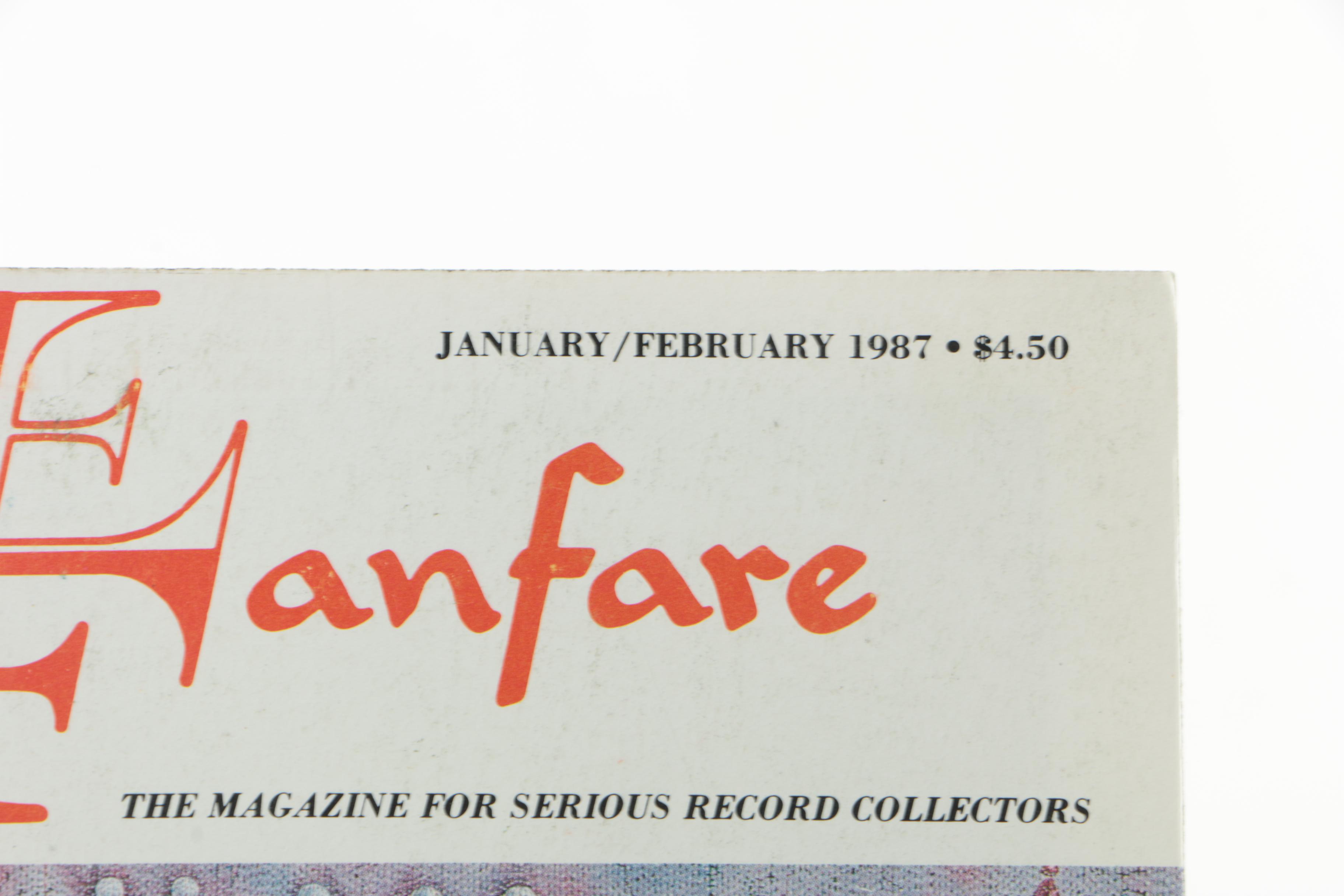 Vintage Issues of "Fanfare" Record Collectors' Magazine