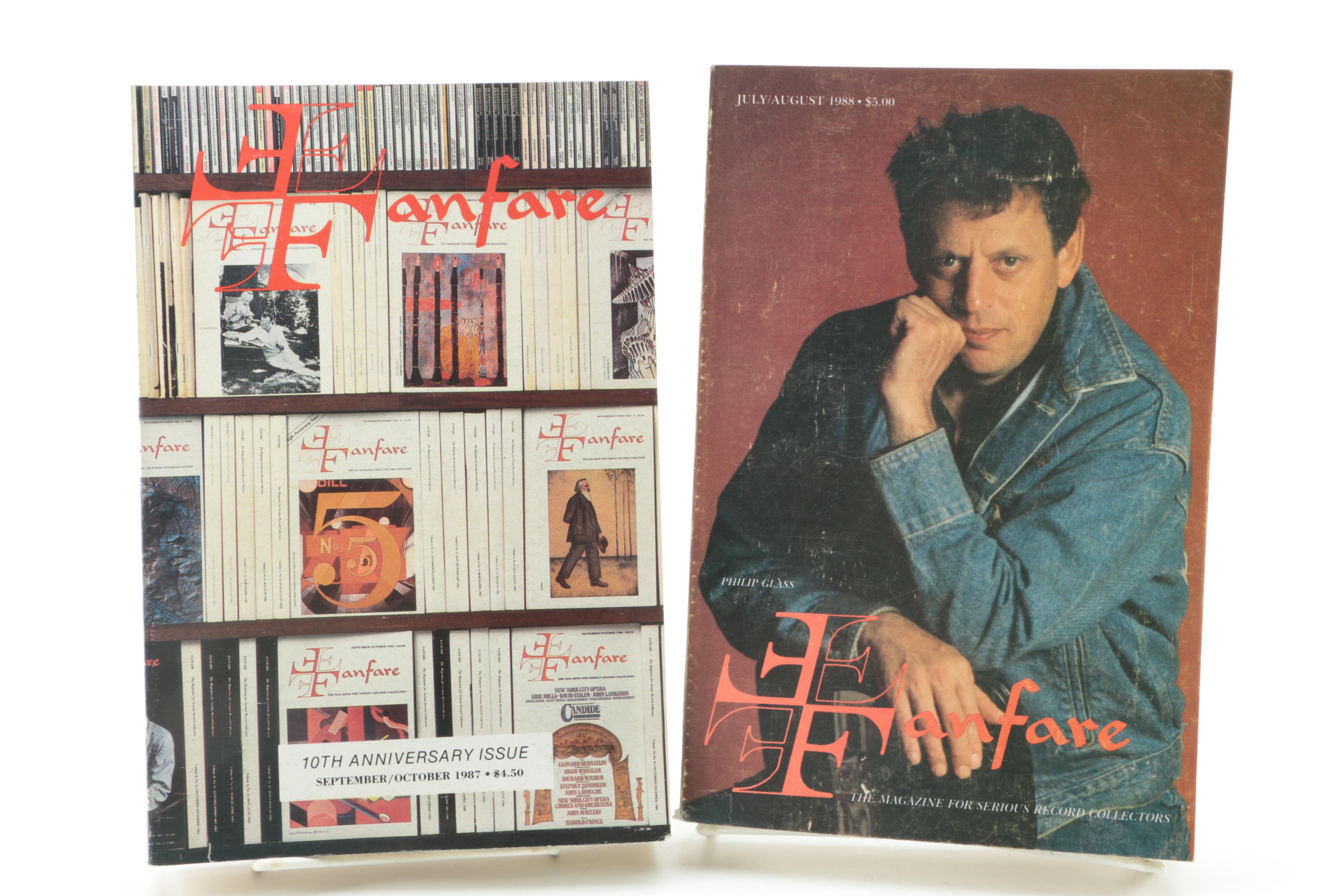 Vintage Issues of "Fanfare" Record Collectors' Magazine