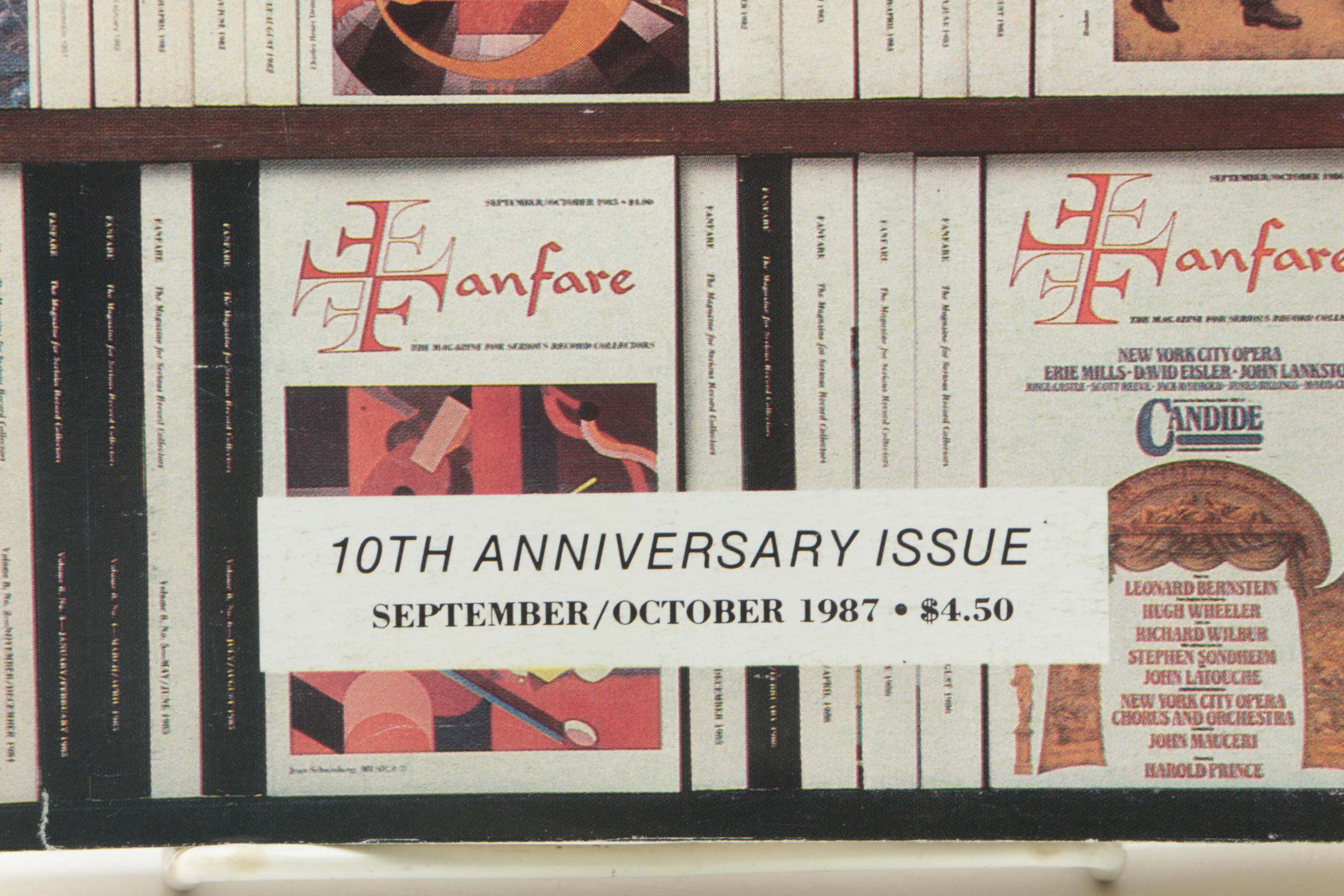 Vintage Issues of "Fanfare" Record Collectors' Magazine