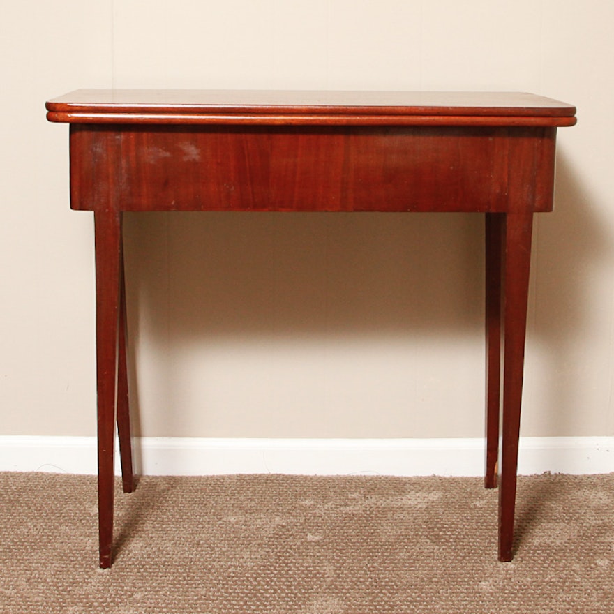 Antique Mahogany Cardtable