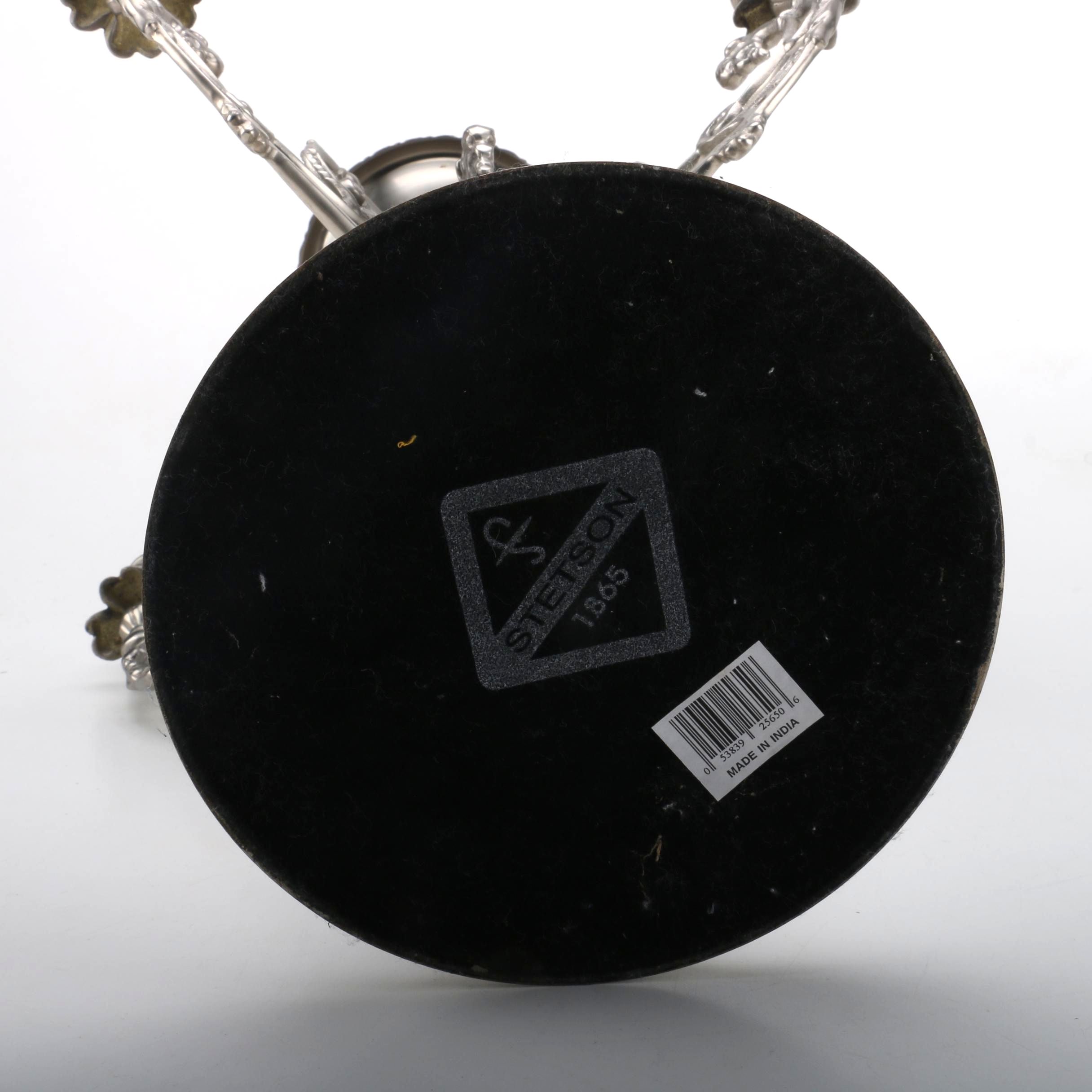 Stetson 1865 Silver-Toned Candelabrum