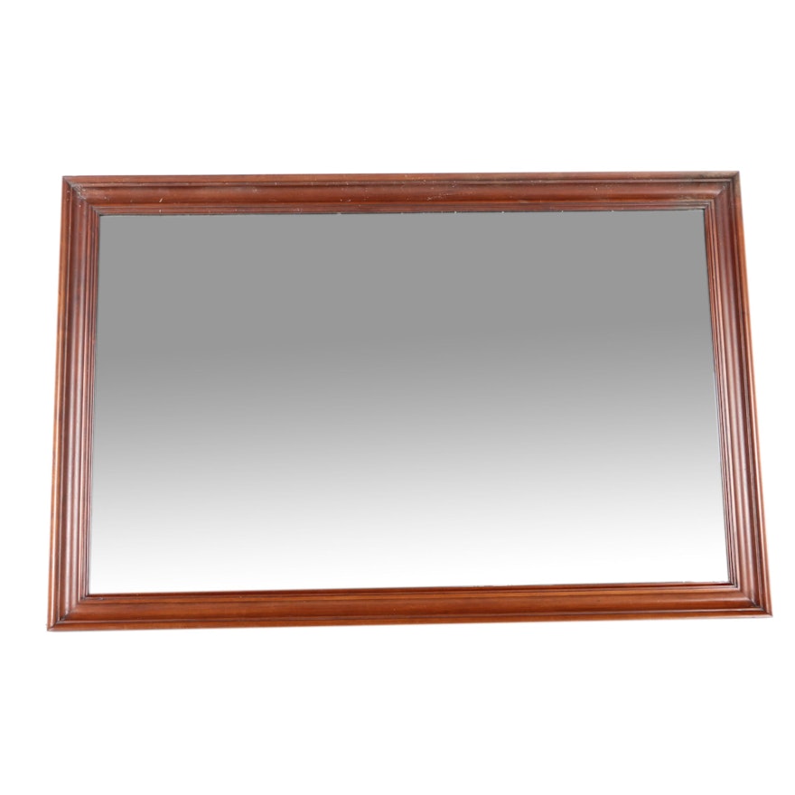 Henkel-Harris Black Cherry Wood Framed Wall Mirror