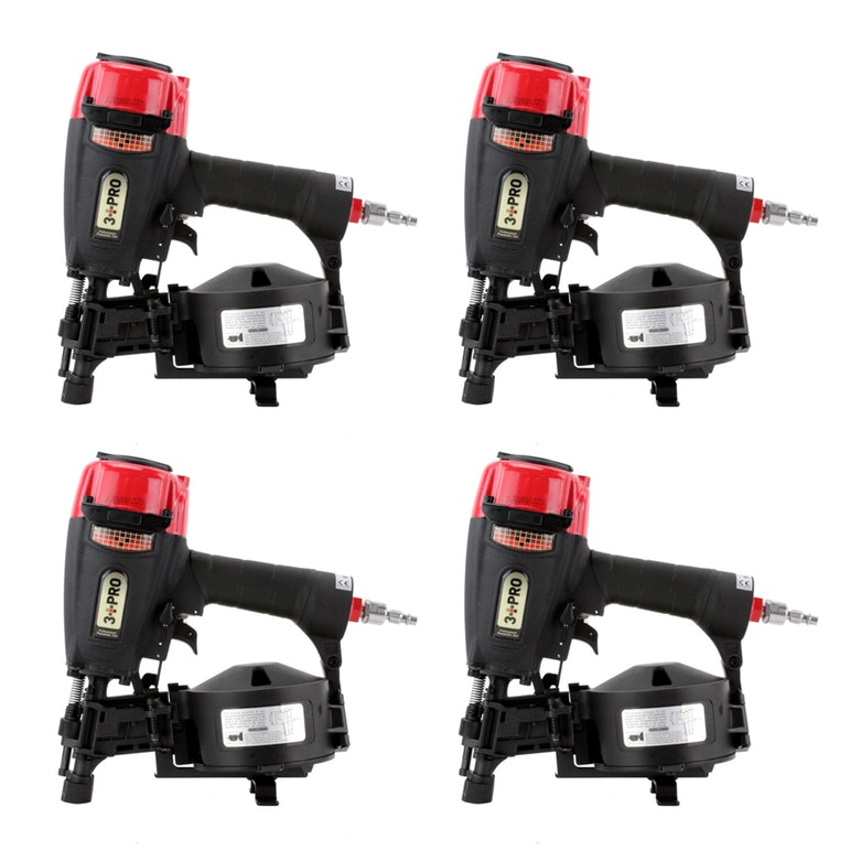 Four Model HCN65P/CRN45 Roofing Coil Nailers by 3 PRO