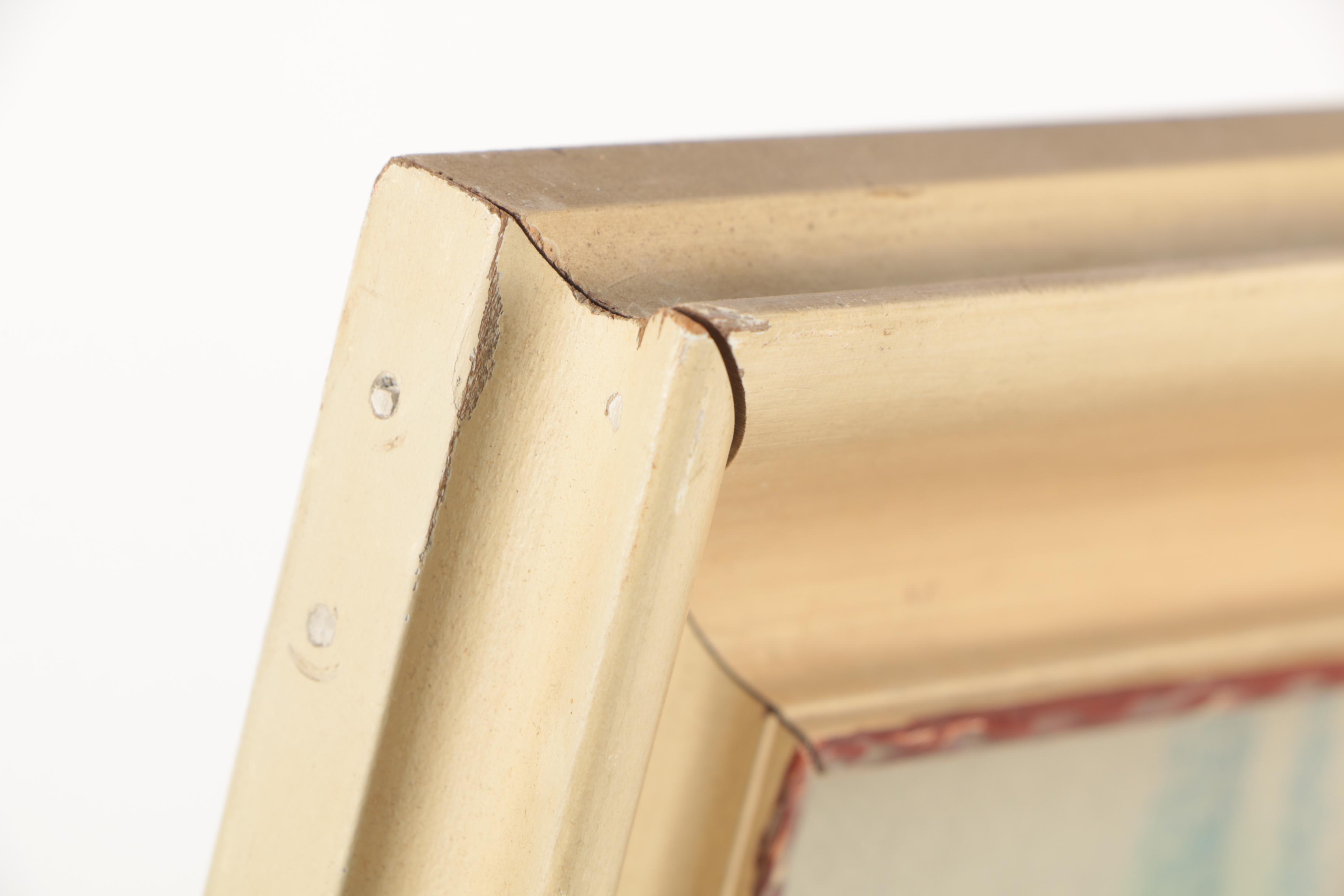 Cydney Grossman Mid Century Gouache Painting of Ballerina