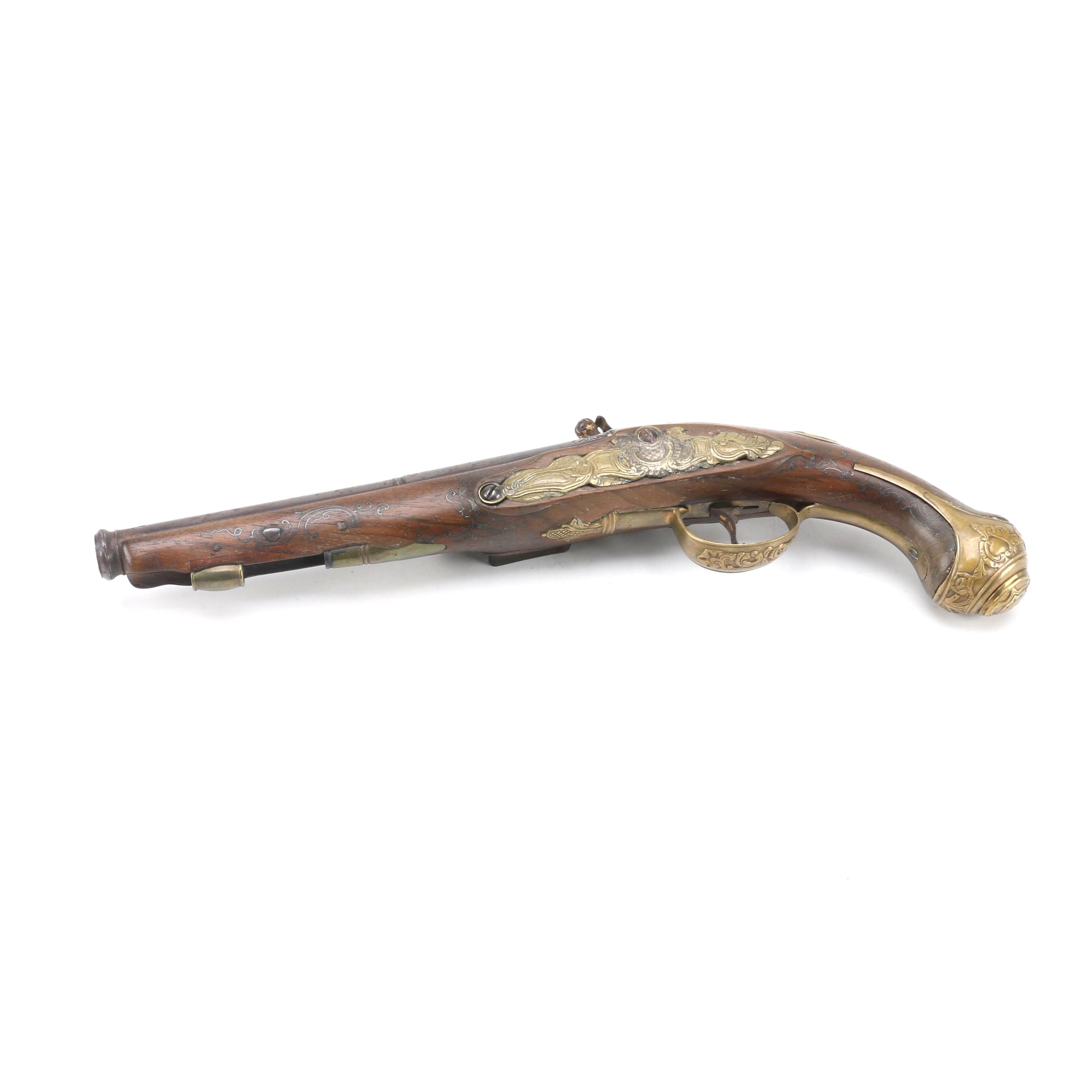 Late 18th to Early 19th Century Flintlock Pistol