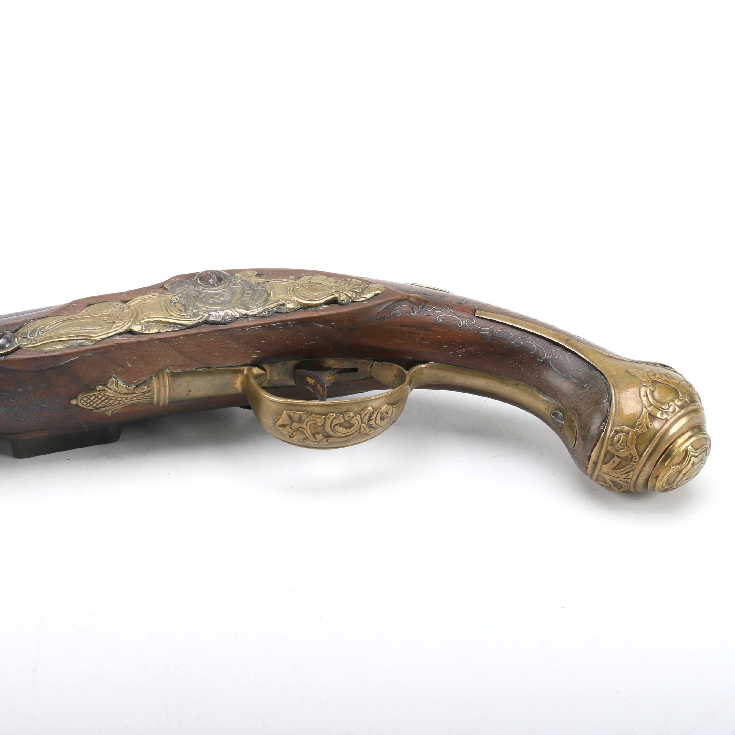 Late 18th to Early 19th Century Flintlock Pistol