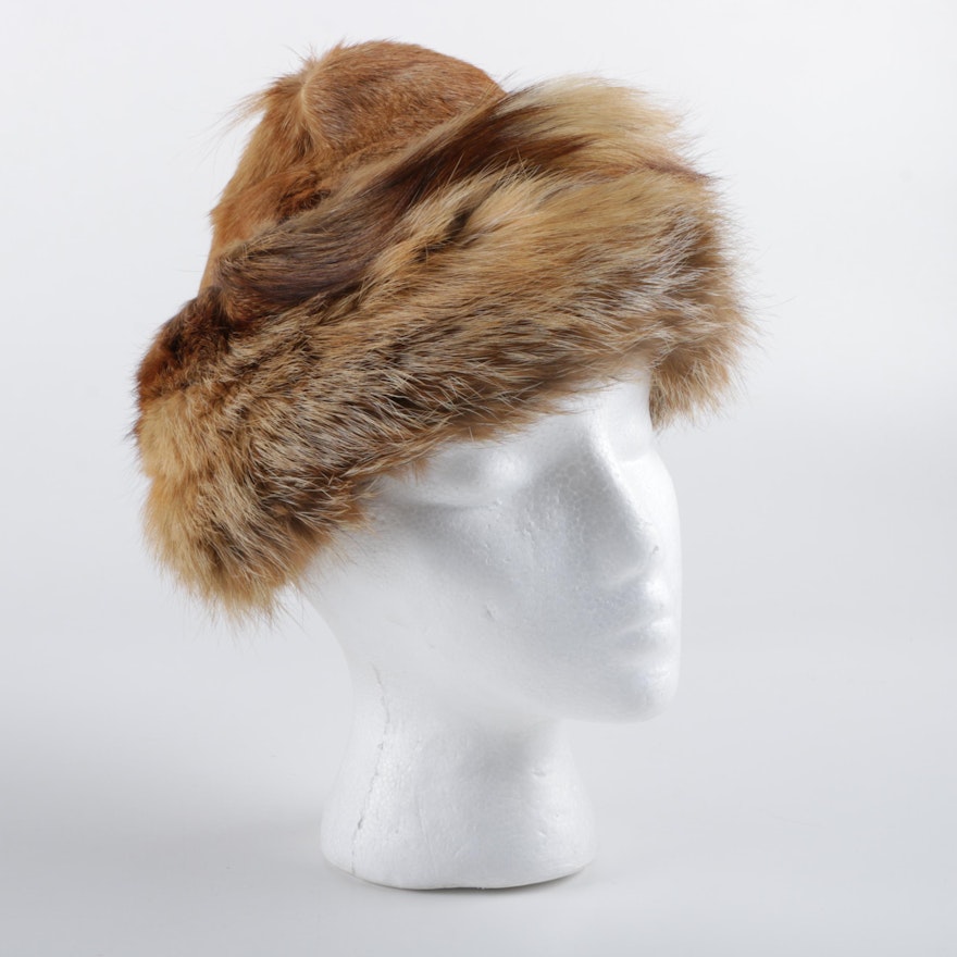 Fox Fur and Goat Fur Hat
