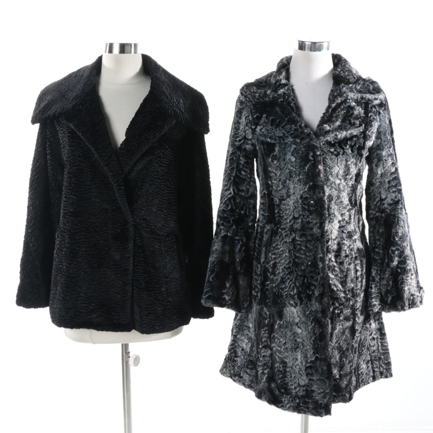 Women's Talbots Petites and Artifacts Faux Fur Coats