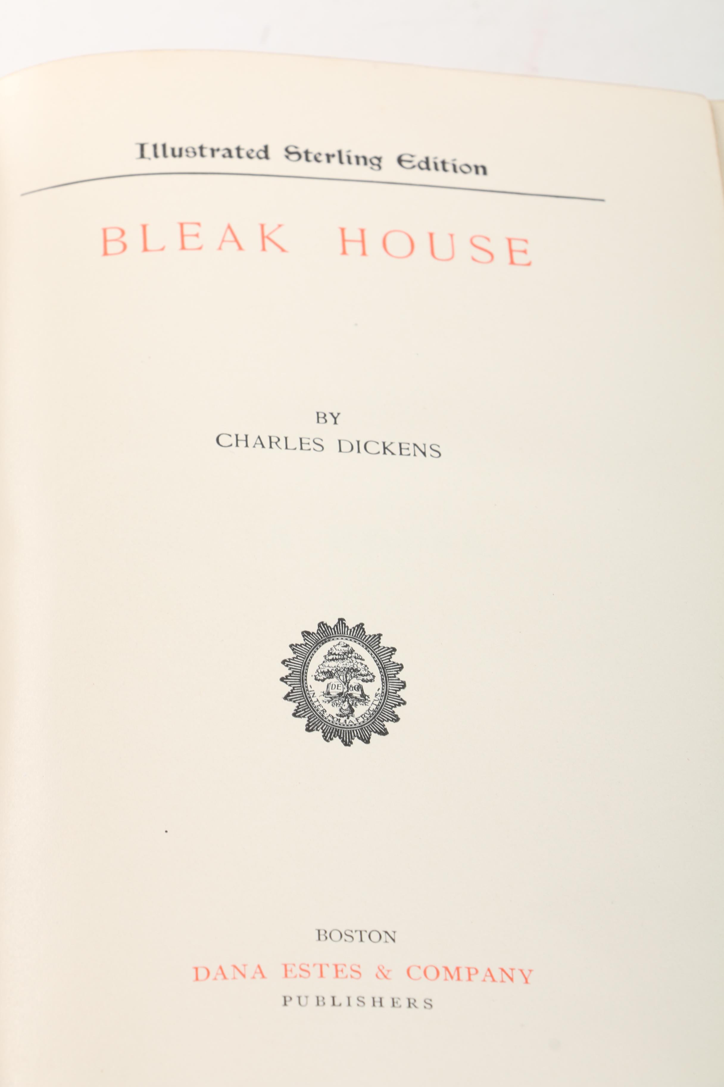 Multi-Volume Illustrated Sterling Edition Set of Works by Charles Dickens