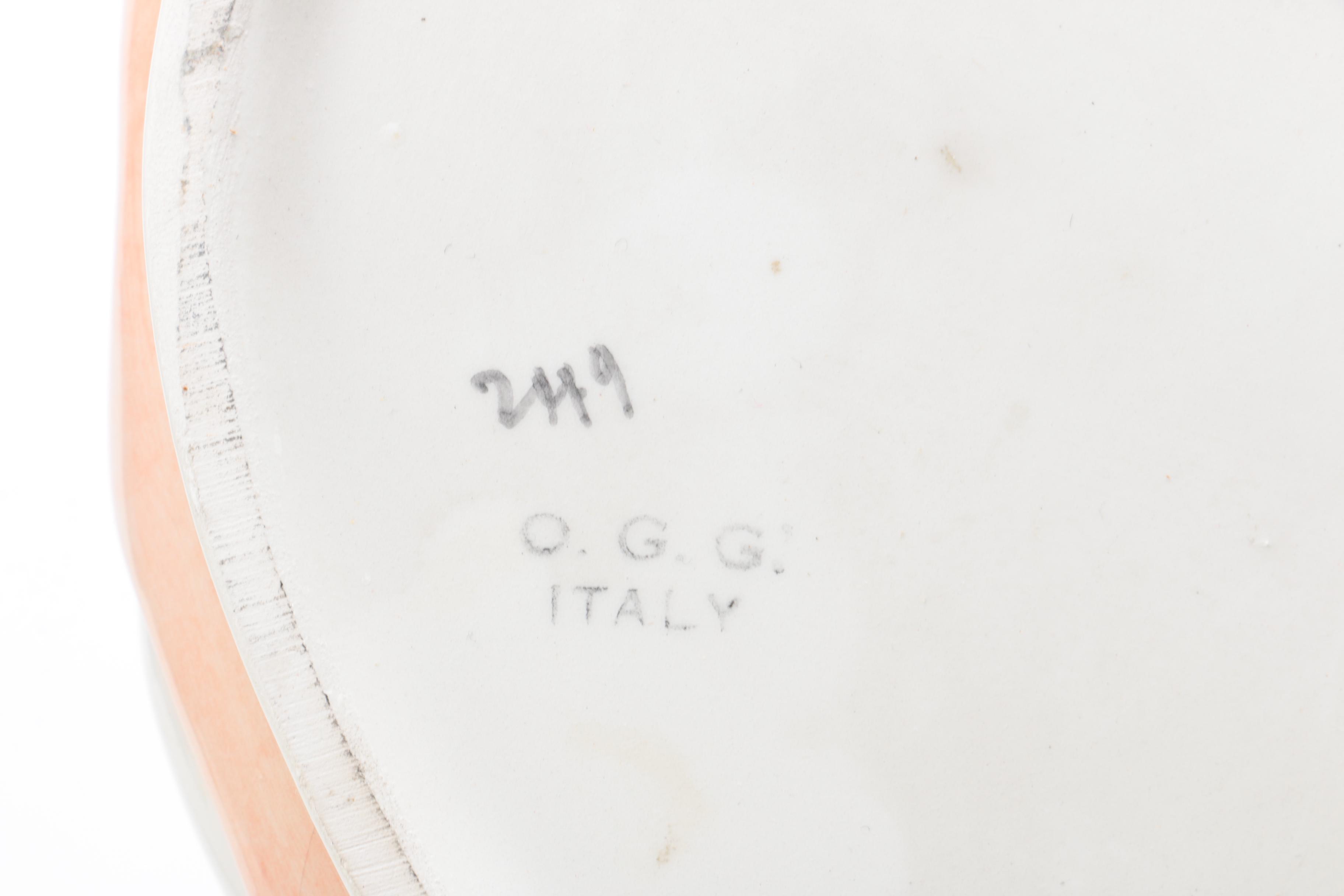 Porcelain Cachepots Featuring Tiffany "Black Shoulder" Urn