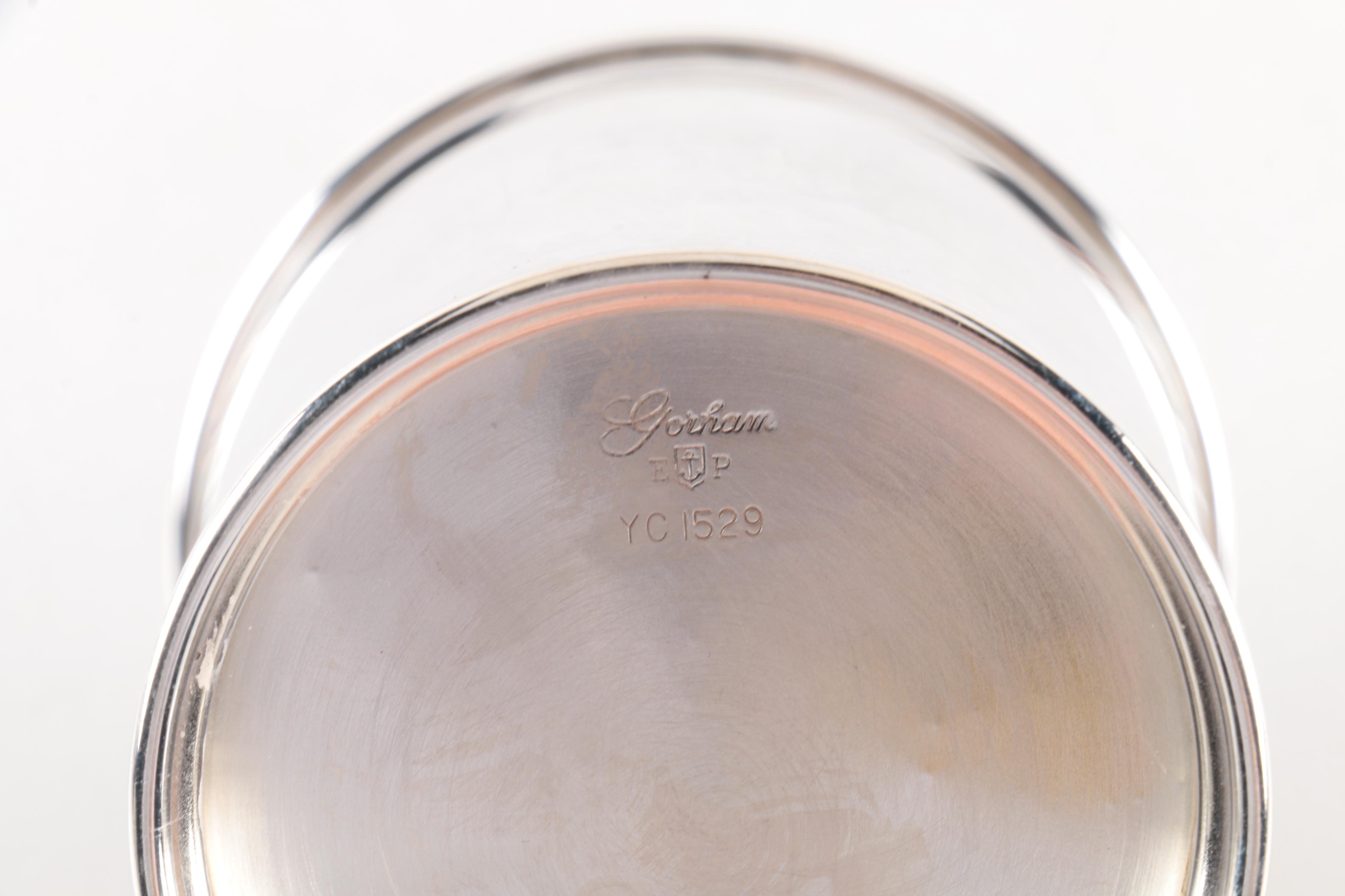 Gorham Silver Plate Julep Cup and Other Silver Plate Serveware