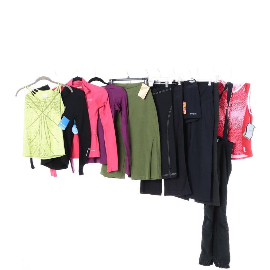 Women's Athletic Clothing Including Patagonia and The North Face