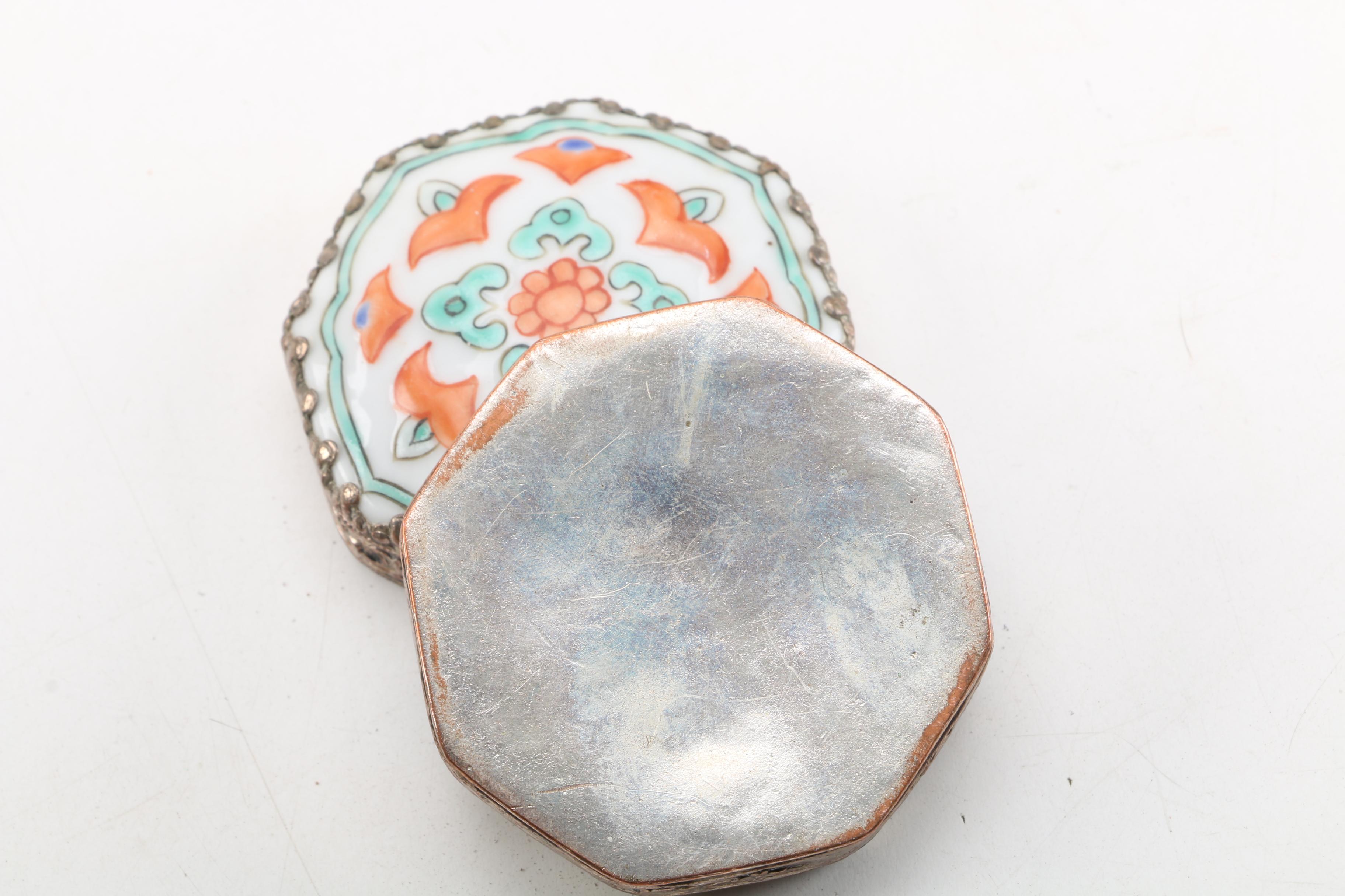 Antique French Rococo Style Jardiniére with a Hand-Painted Porcelain Portrait