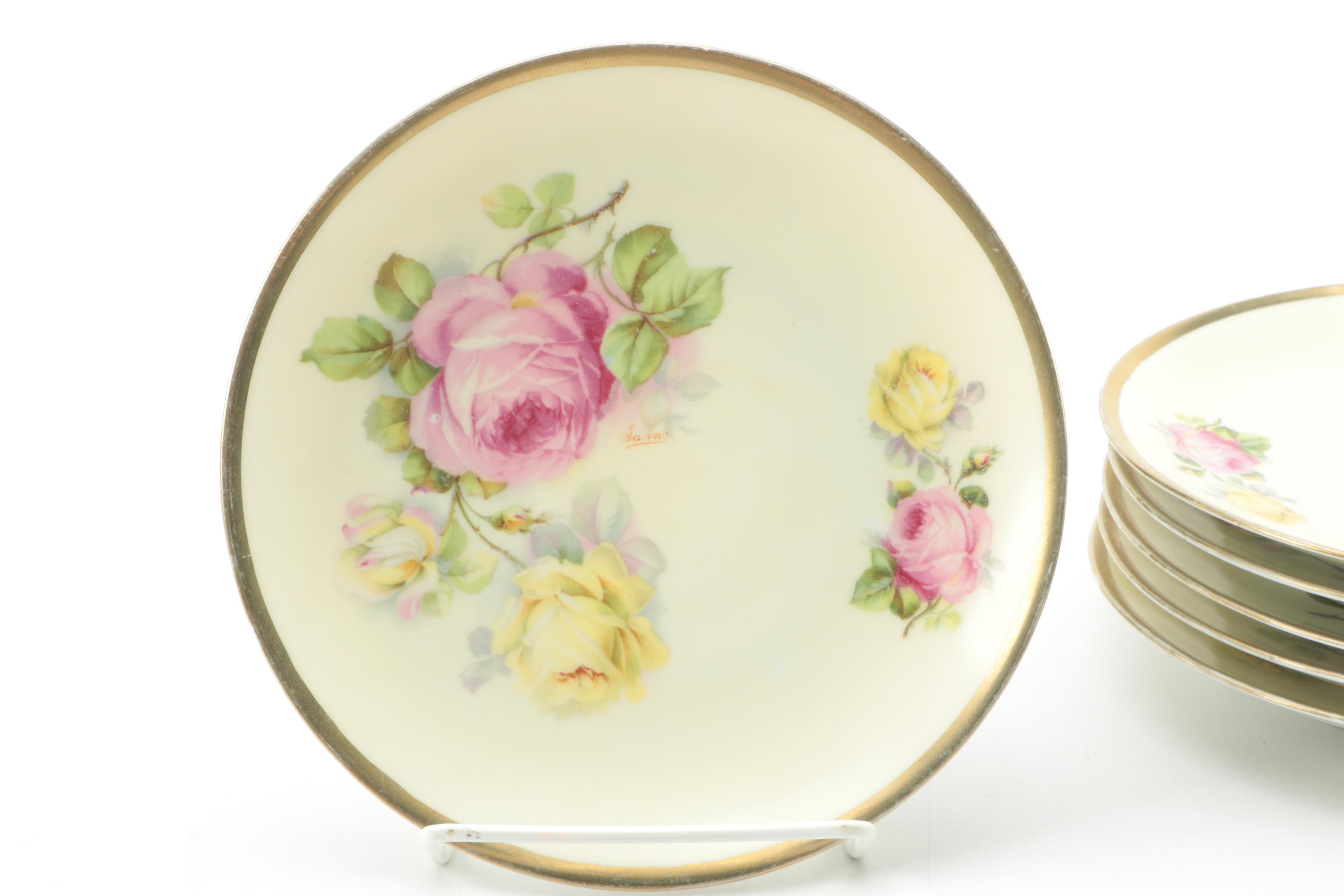 Vintage O. E. & G Royal Austria Porcelain Plates