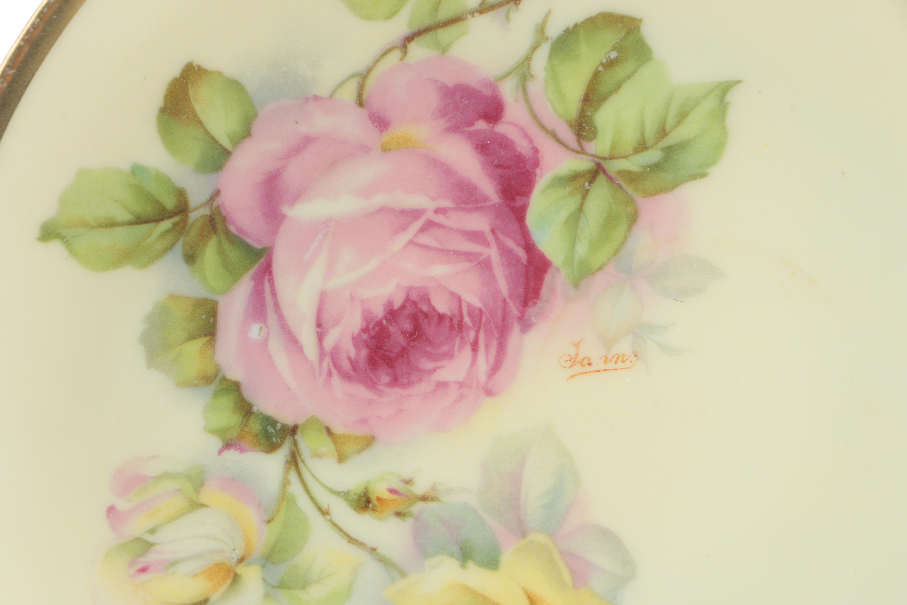 Vintage O. E. & G Royal Austria Porcelain Plates