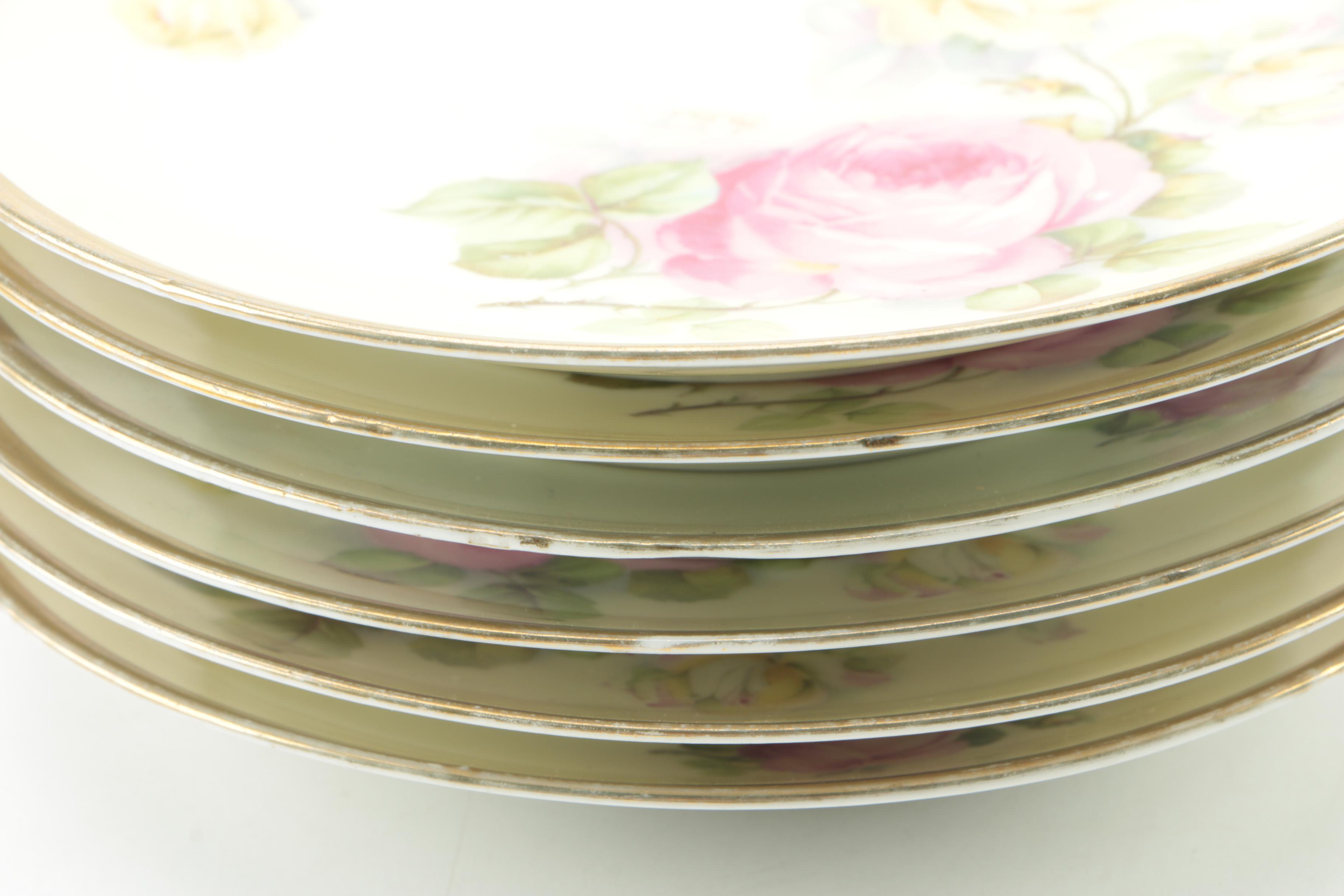 Vintage O. E. & G Royal Austria Porcelain Plates