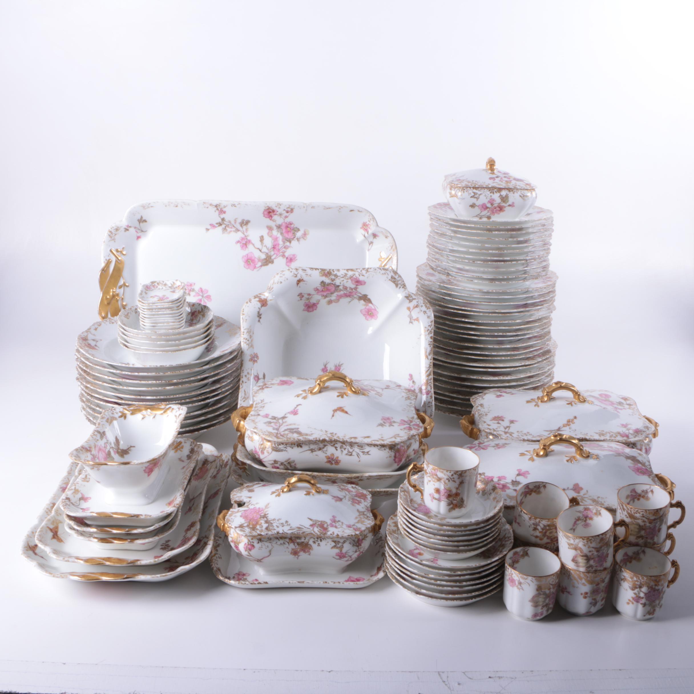 Antique Haviland Limoges Porcelain Dinnerware