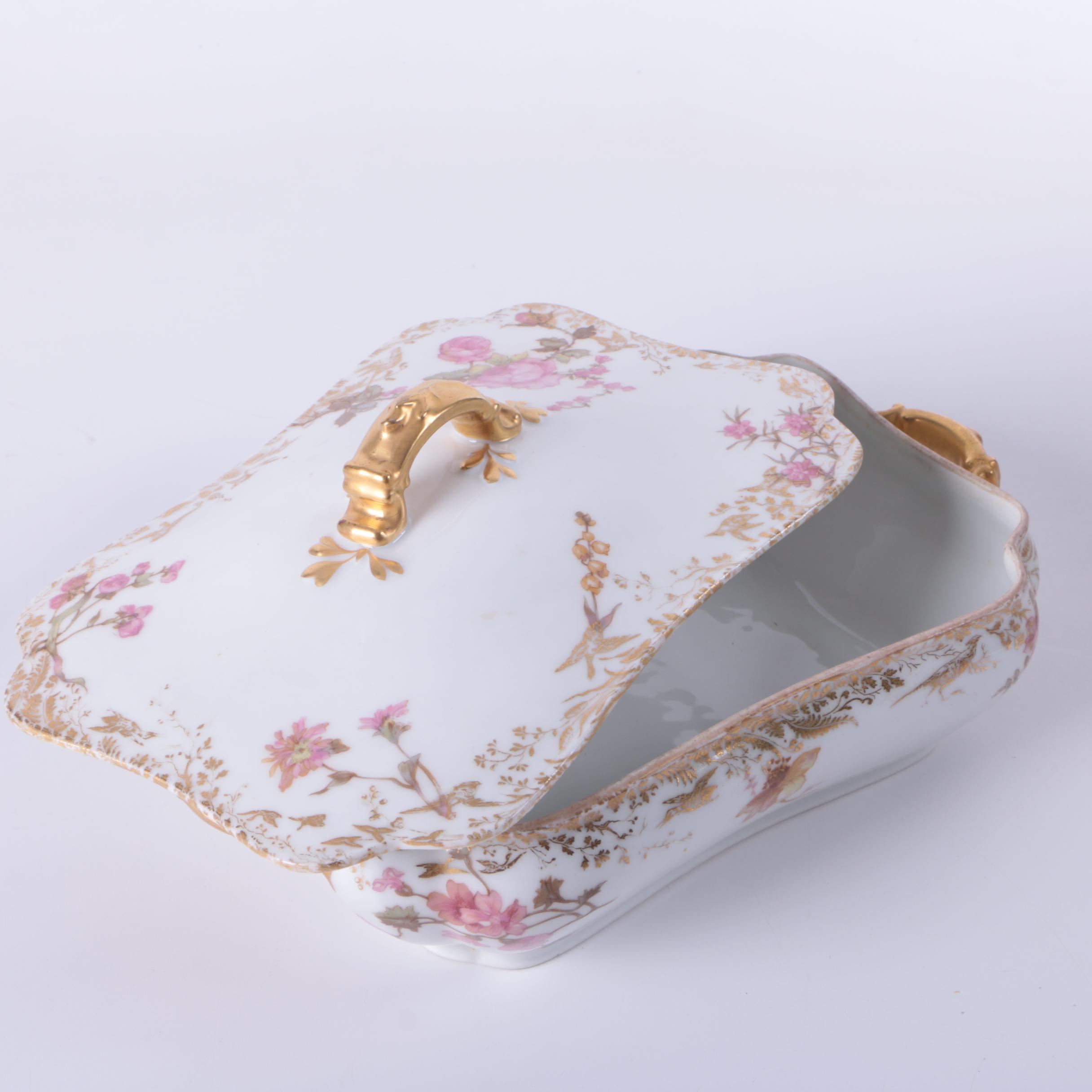 Antique Haviland Limoges Porcelain Dinnerware