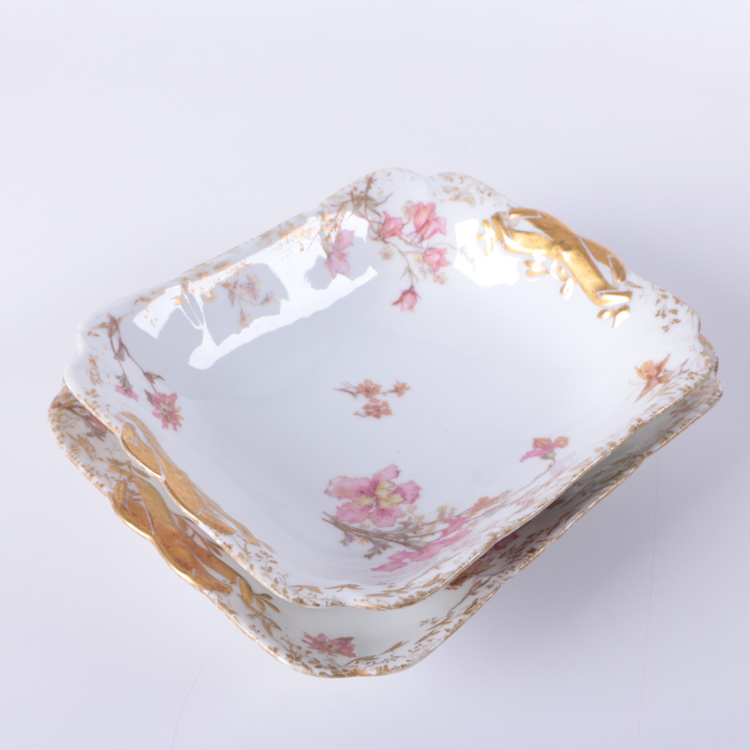 Antique Haviland Limoges Porcelain Dinnerware