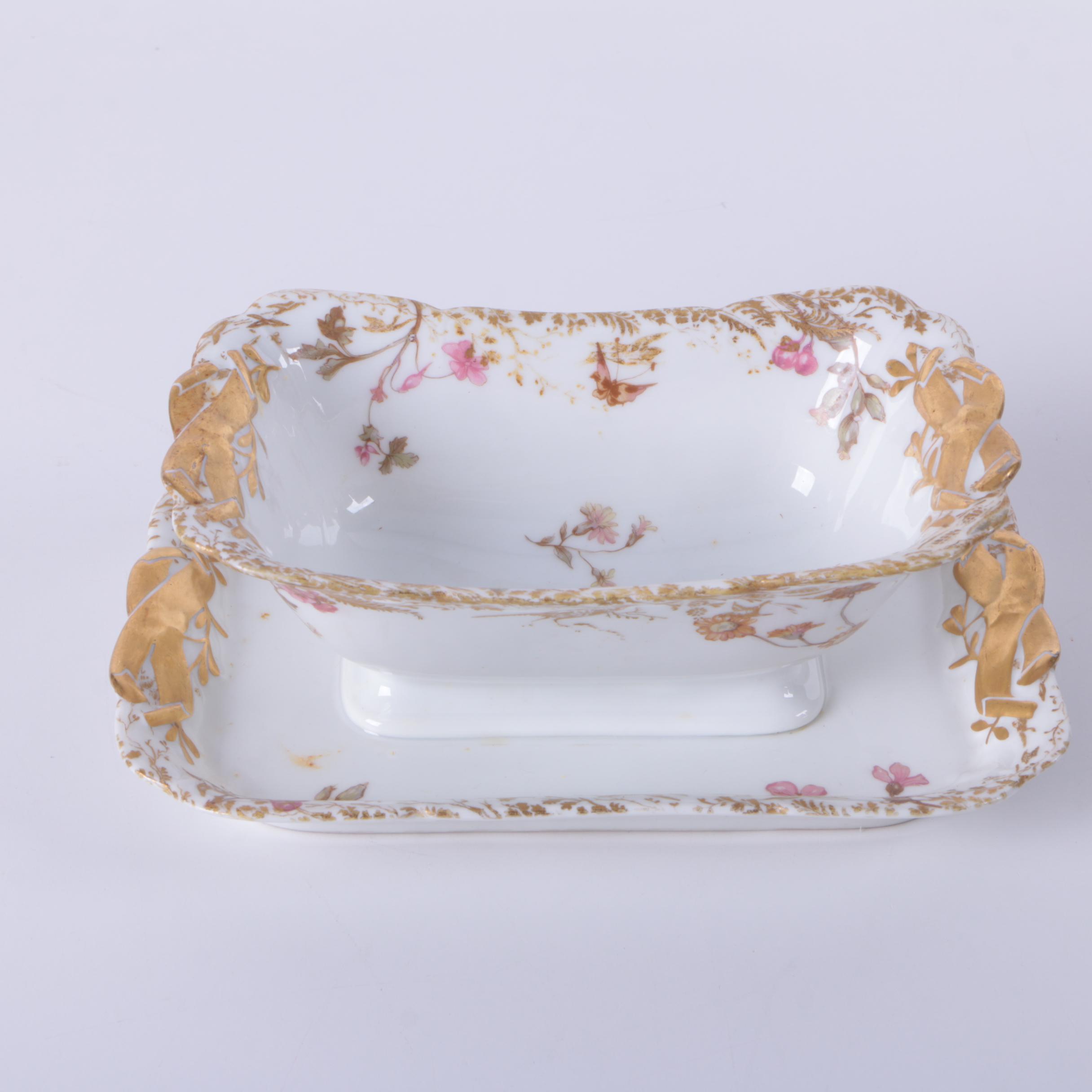 Antique Haviland Limoges Porcelain Dinnerware