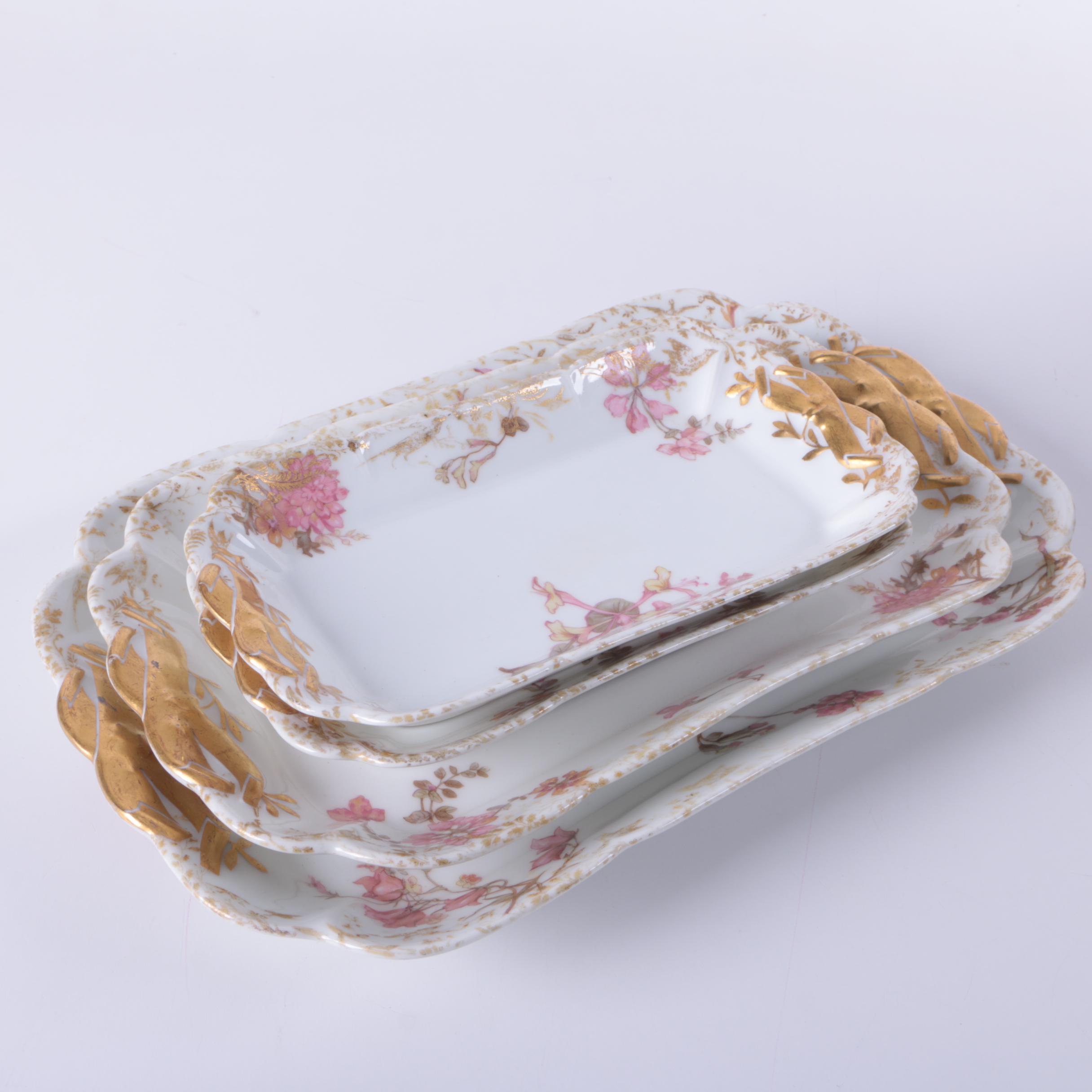 Antique Haviland Limoges Porcelain Dinnerware