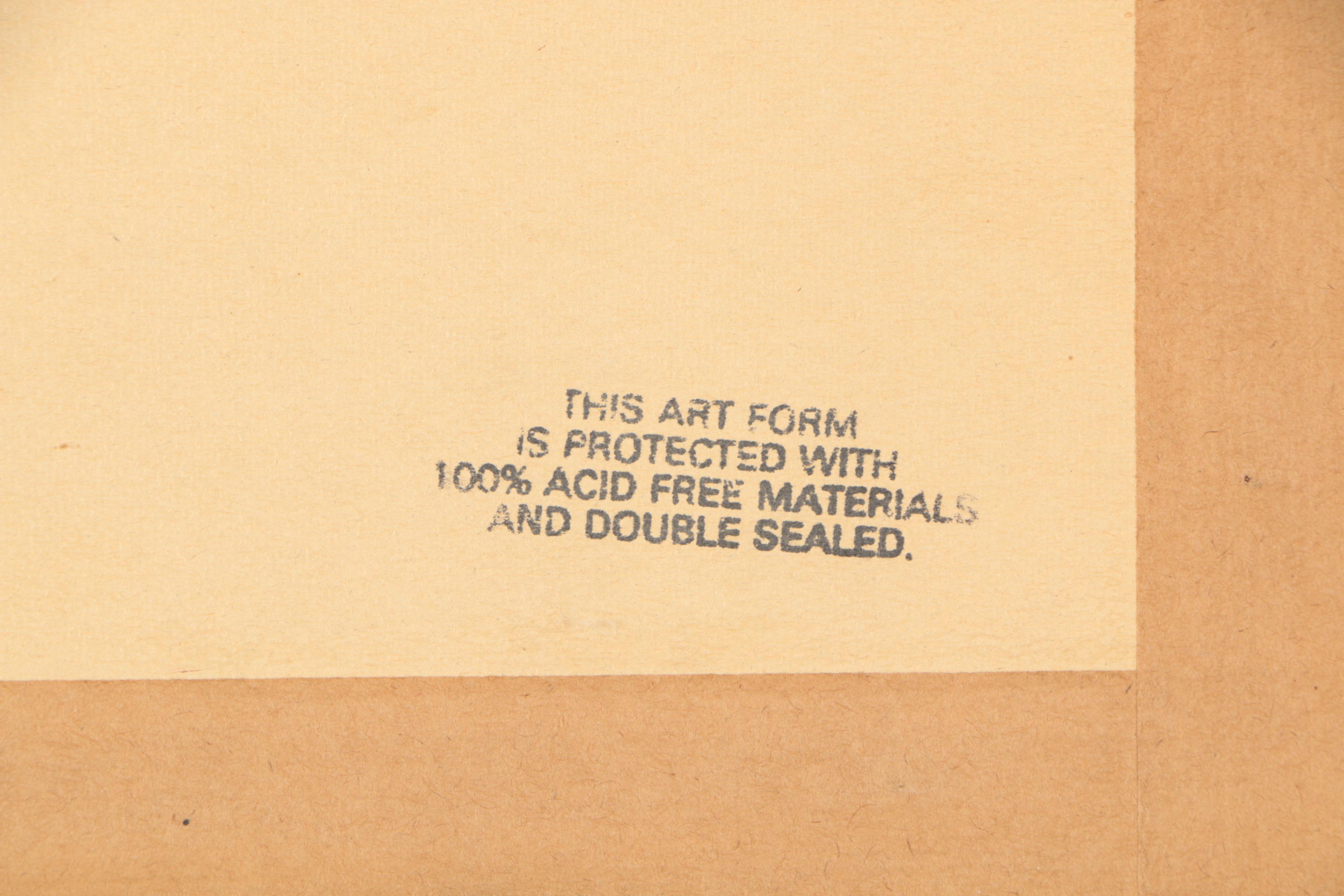 Pastel Portrait of a Red-Headed Figure